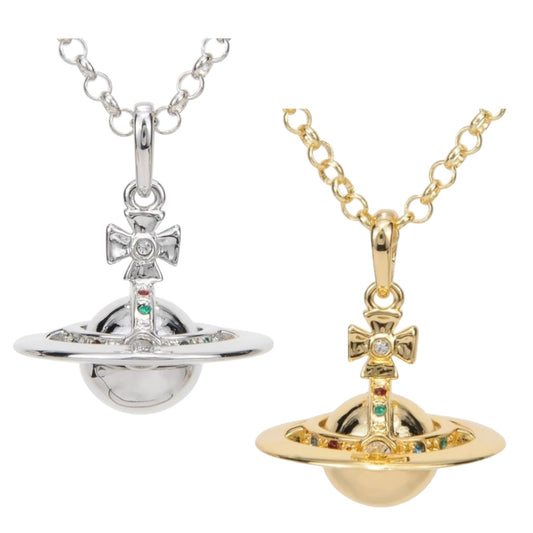 Opening Locket Orb 20MM Pendant Necklace Gold & Silver (2 colors)