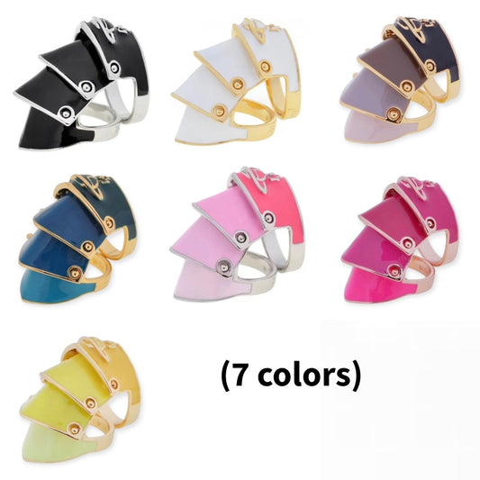 Colorful Colored Abstract Armour Armor Ring (7 colors)