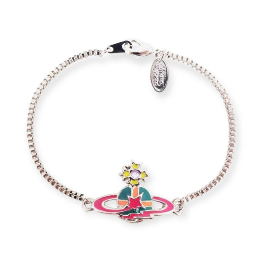 Multicolor Mini Orb Shooting Star Saturn Bracelet (3 Colors)