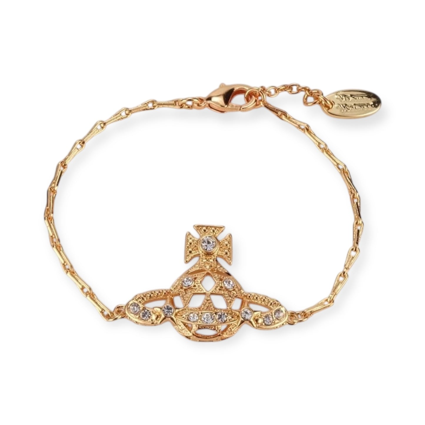 Star Gem Studded Orb Pendant Bracelet (3 Colors)