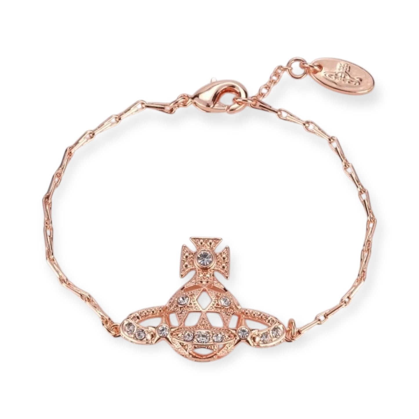 Star Gem Studded Orb Pendant Bracelet (3 Colors)