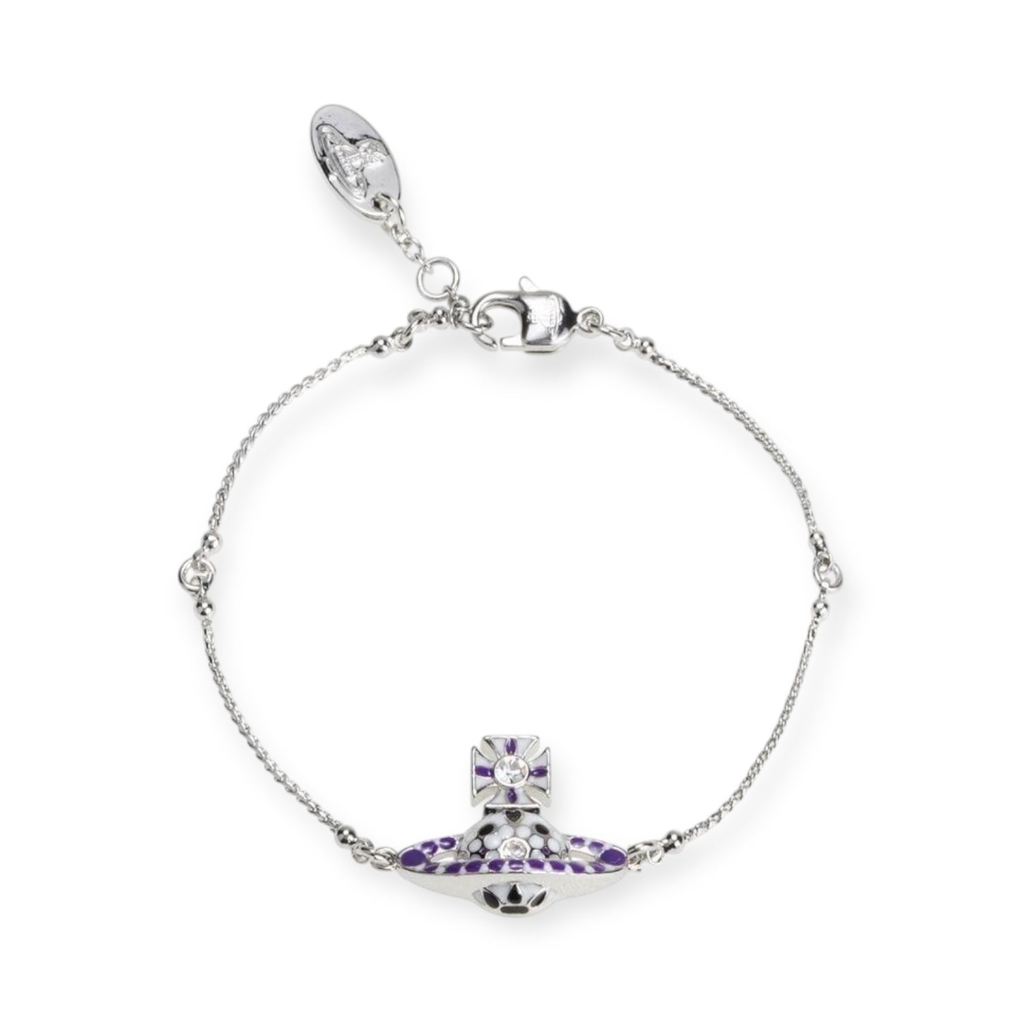 Multicolor Circus Polka Dot Design Orb Pendant Bracelet (4 Colors)