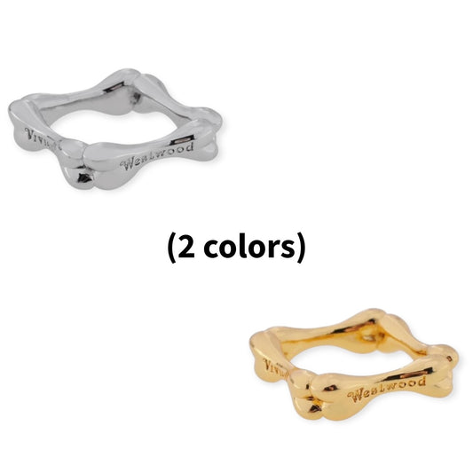 Multi Bone Bones Staple Ring (2 colors)