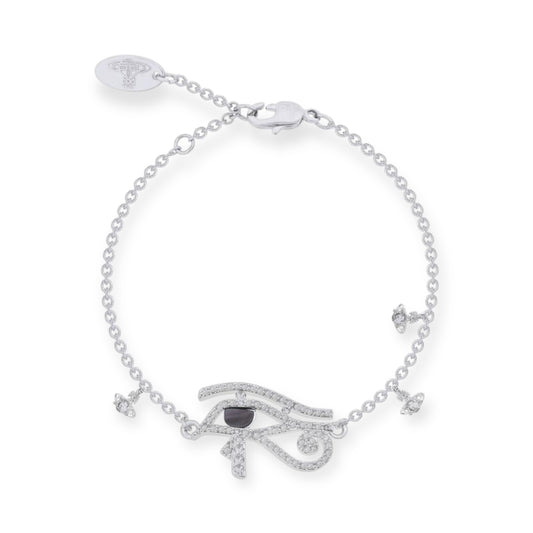 Eye of Horus Design Mini Orb Gold & Silver Bracelet (2 Colors)