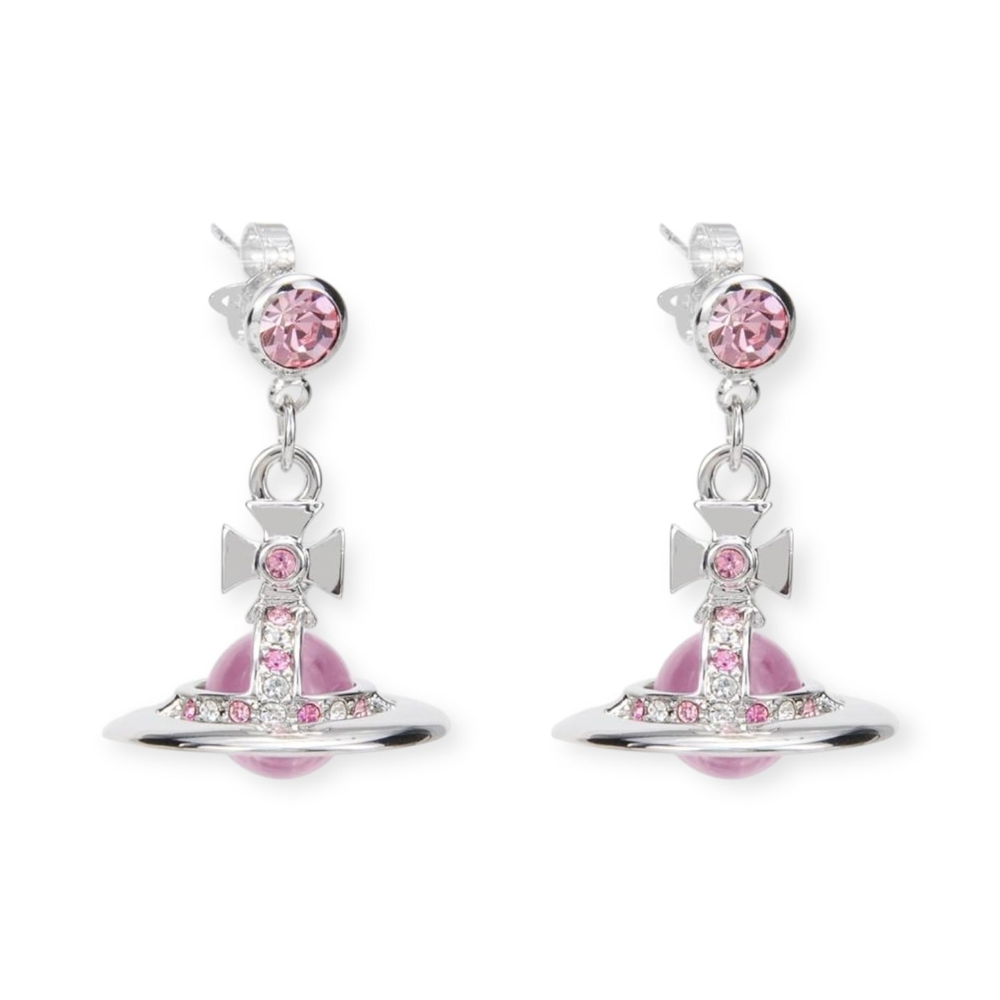 10MM Small Saturn Orb Earrings (19 Colors)