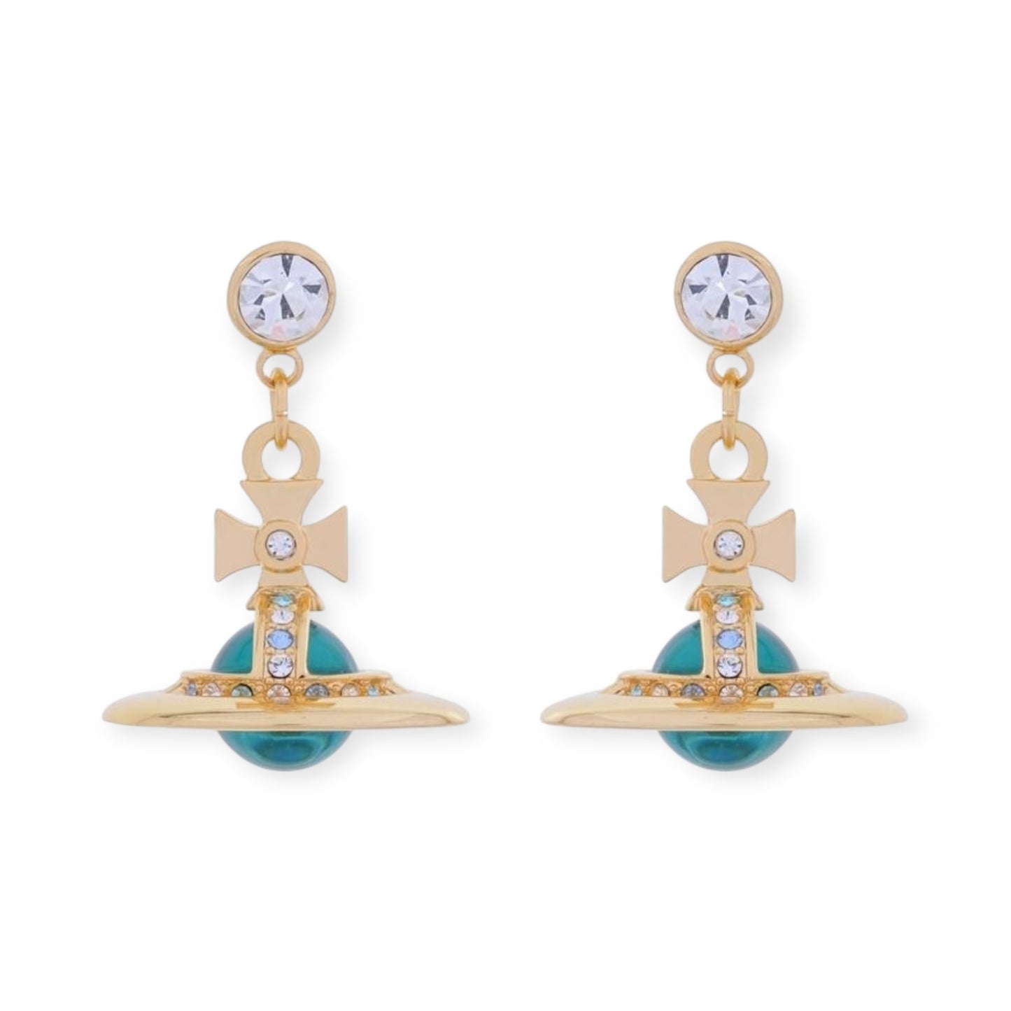 10MM Small Saturn Orb Earrings (19 Colors)