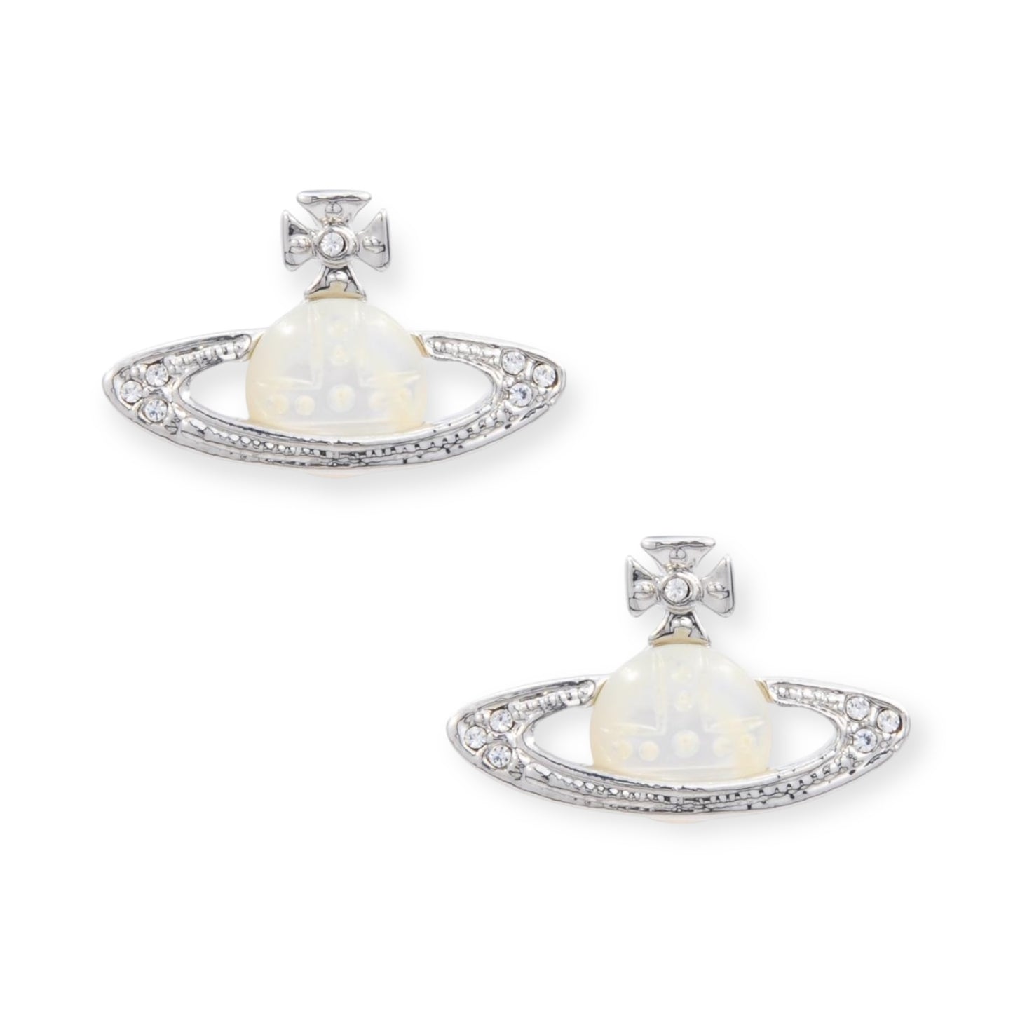 Mini Green Pearl Orb Pendant Earrings (2 Colors)