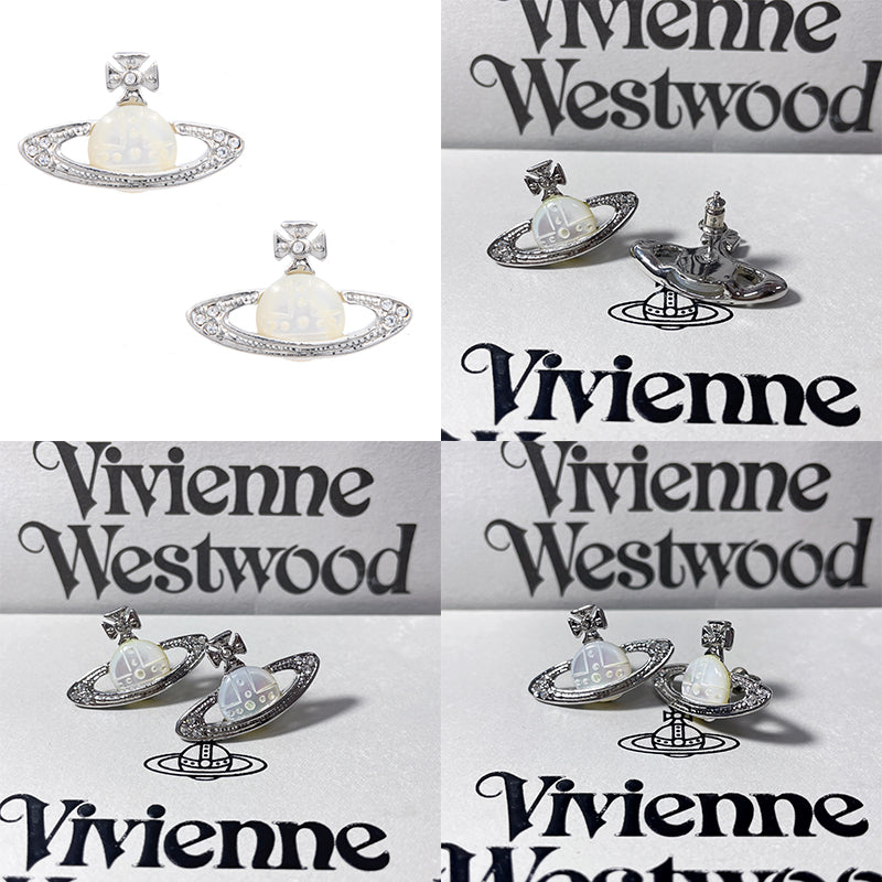 Mini Green Pearl Orb Pendant Earrings (2 Colors)