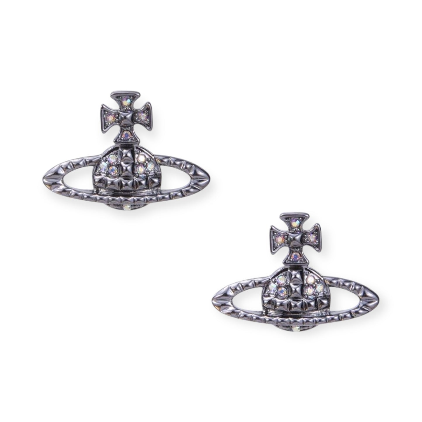 Abstract Shape Multigem 2D Orb Earrings (4 Colors)