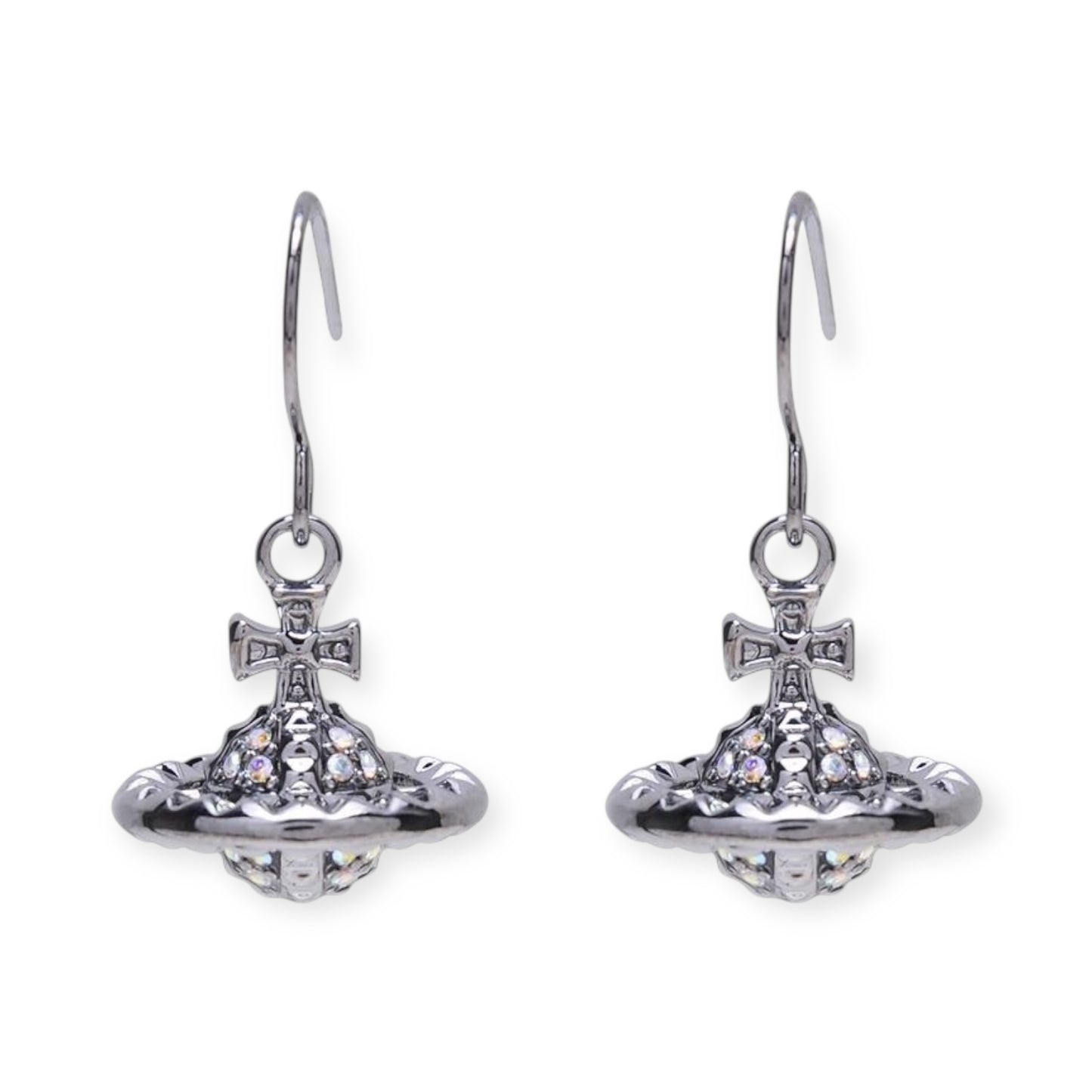 Abstract Shape Multigem 3D Orb Earrings (5 Colors)