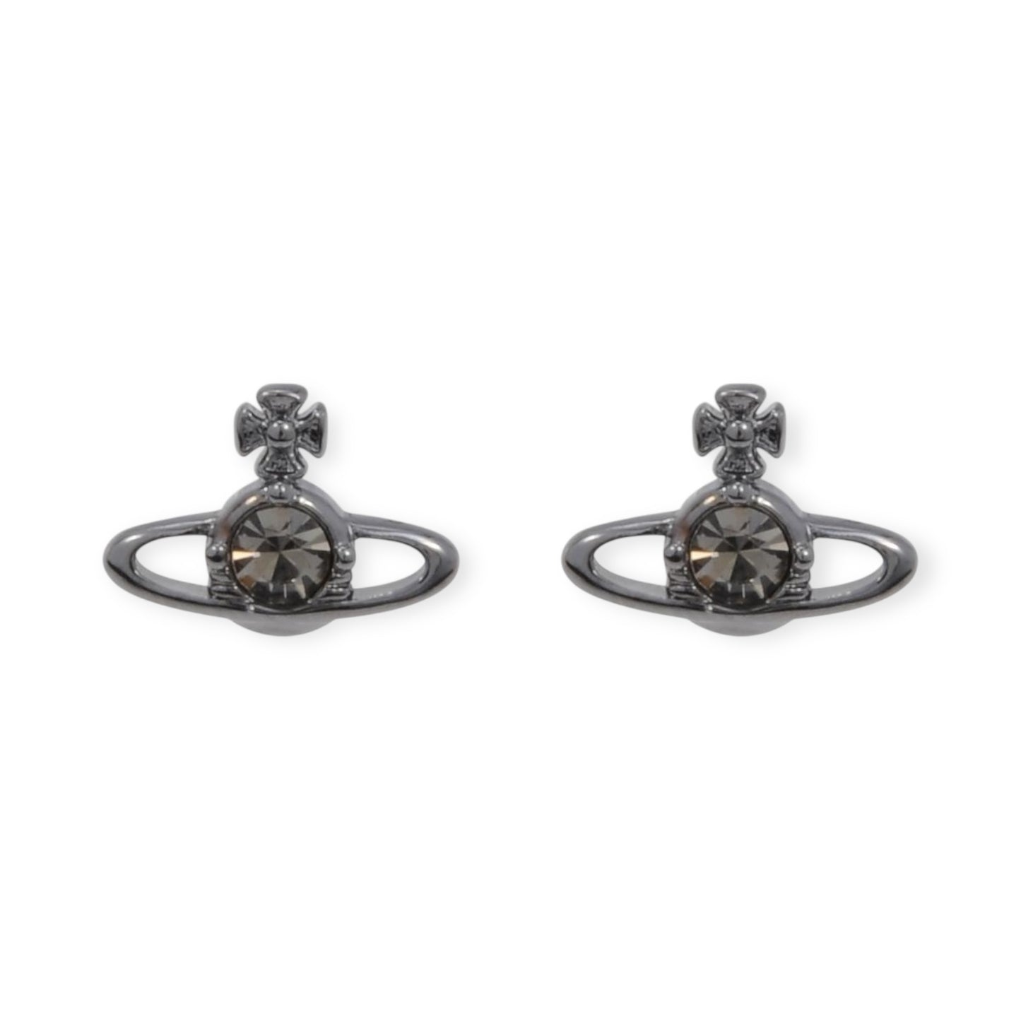 Mini Gem Stud Orb Pendant Earrings (6 Colors)