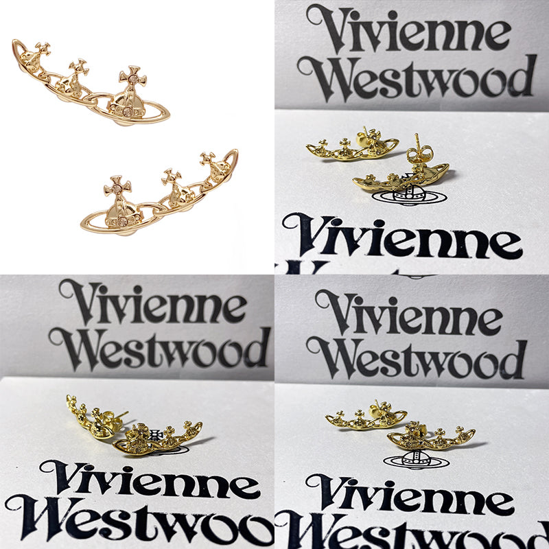 Mini Basic Staple Colored Multi Orb Pendant Earrings (3 Colors)