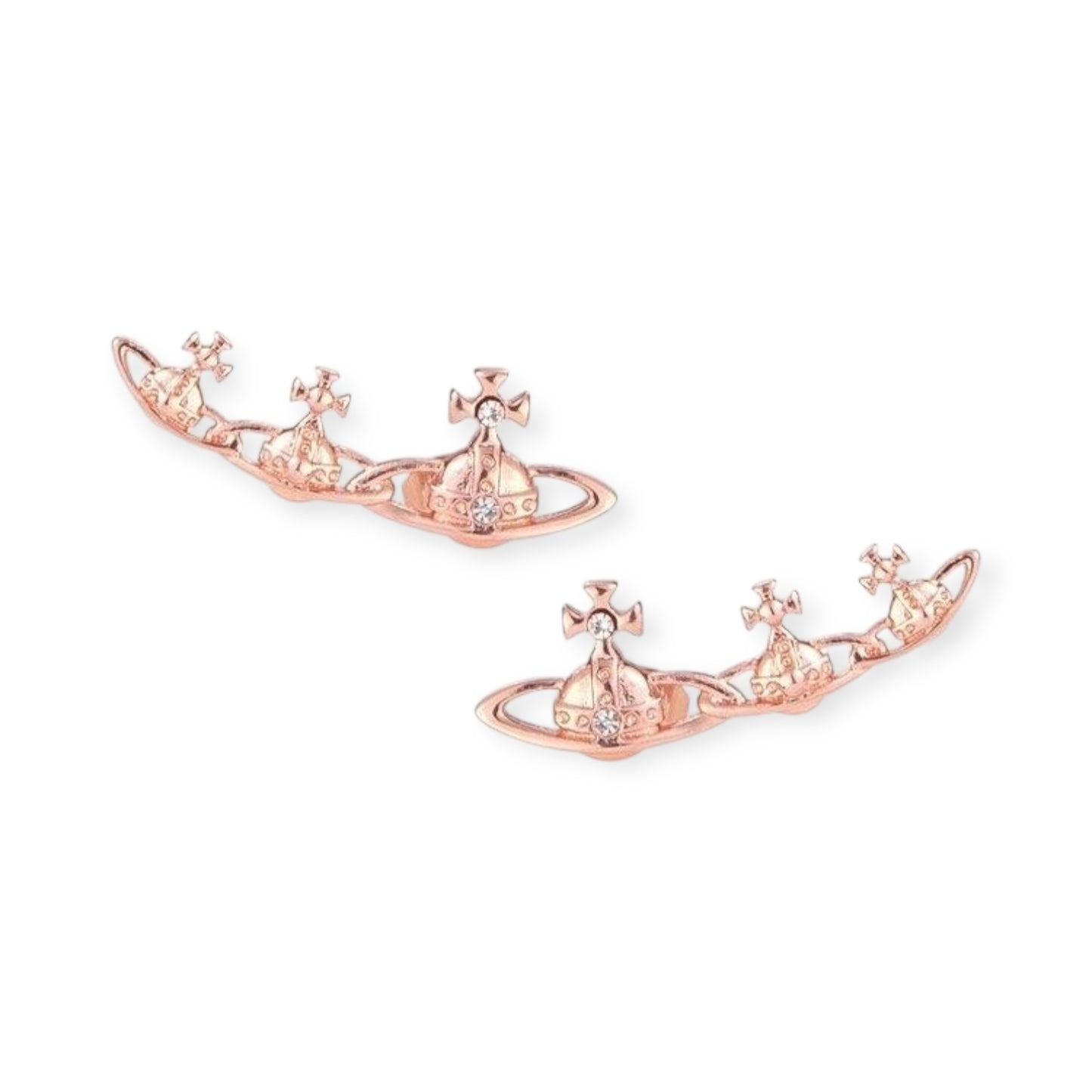 Mini Basic Staple Colored Multi Orb Pendant Earrings (3 Colors)