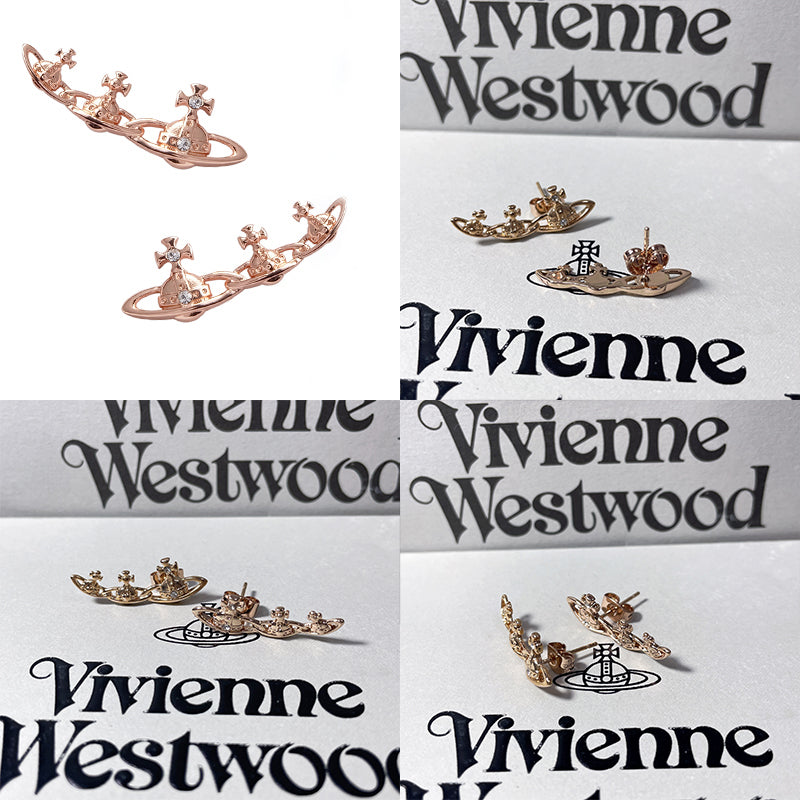 Mini Basic Staple Colored Multi Orb Pendant Earrings (3 Colors)