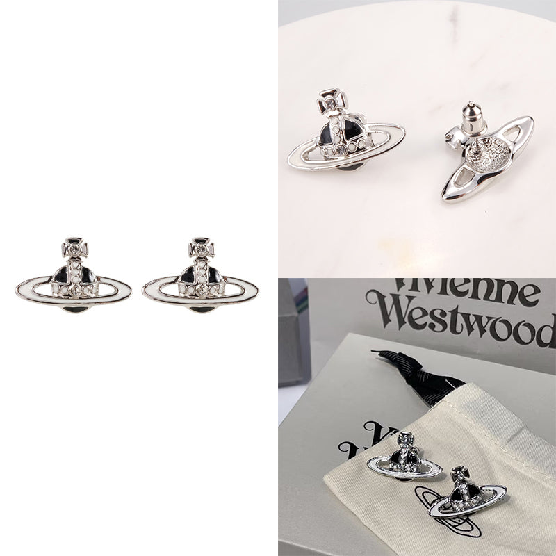 Mini Colorful Abstract Orb Pendant Earrings (8 Colors)