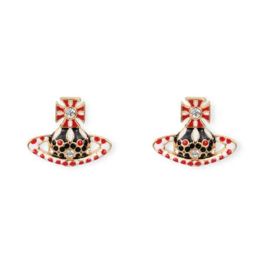 Multicolor Circus Polka Dot Orb Design Earrings (3 Colors)