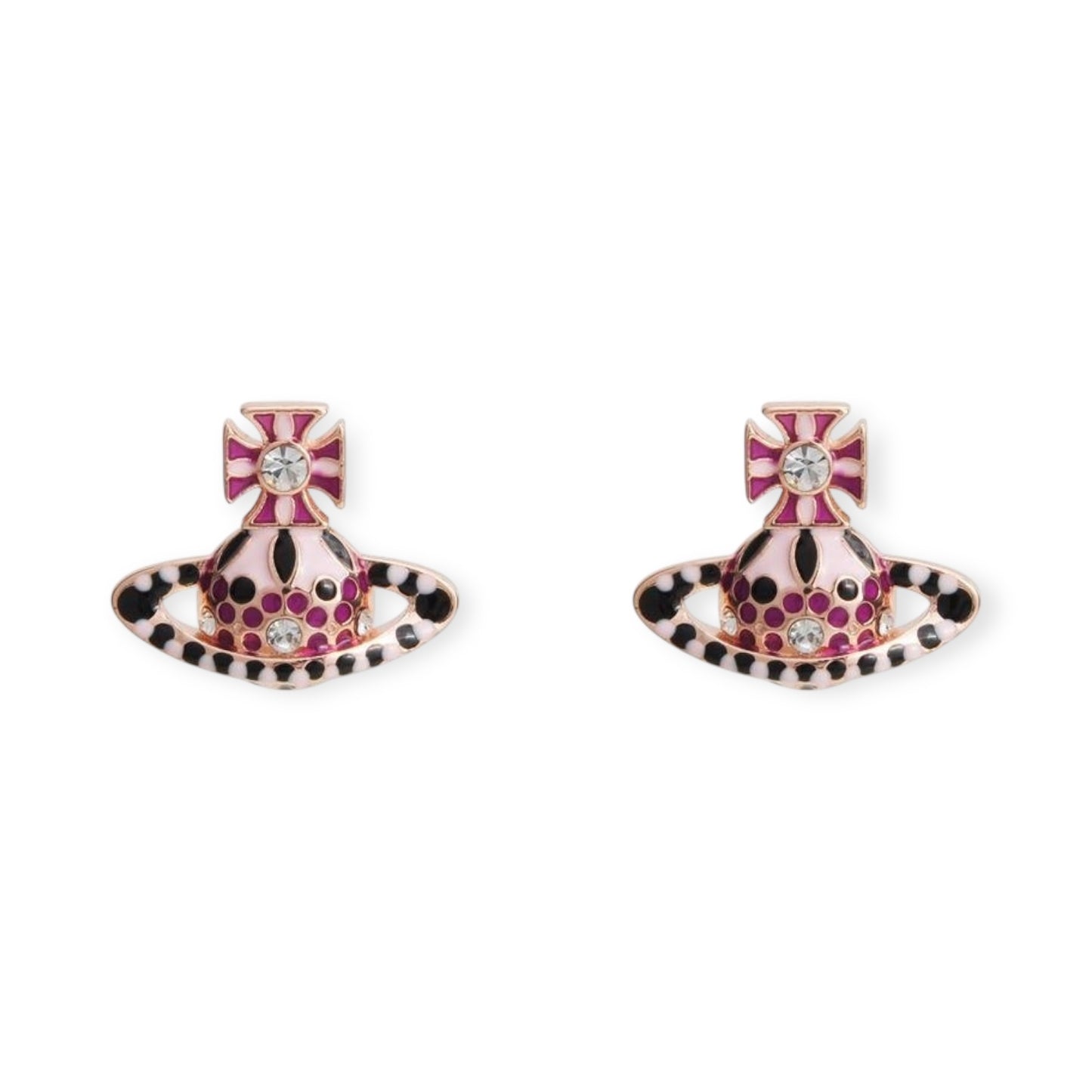 Multicolor Circus Polka Dot Orb Design Earrings (3 Colors)