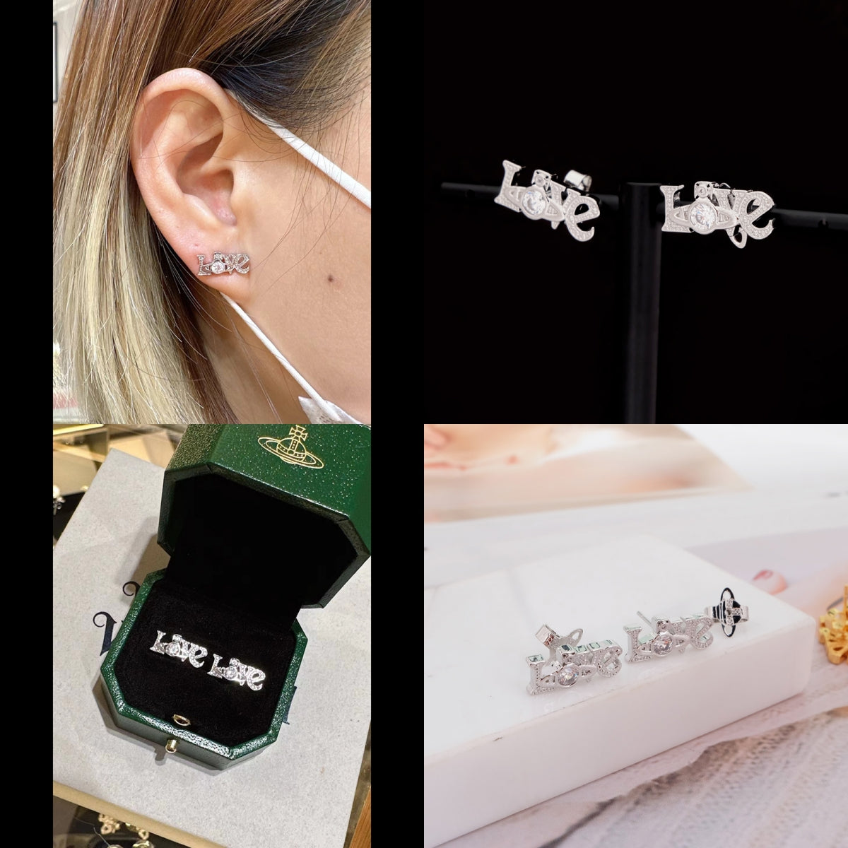 Love Orb Statement Earrings (3 Colors)