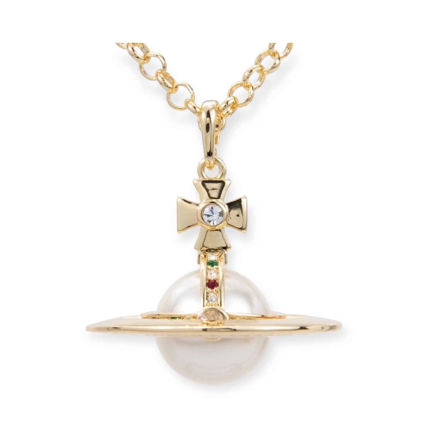 20MM Medium Saturn Orb Pendant Necklace (33 Styles)