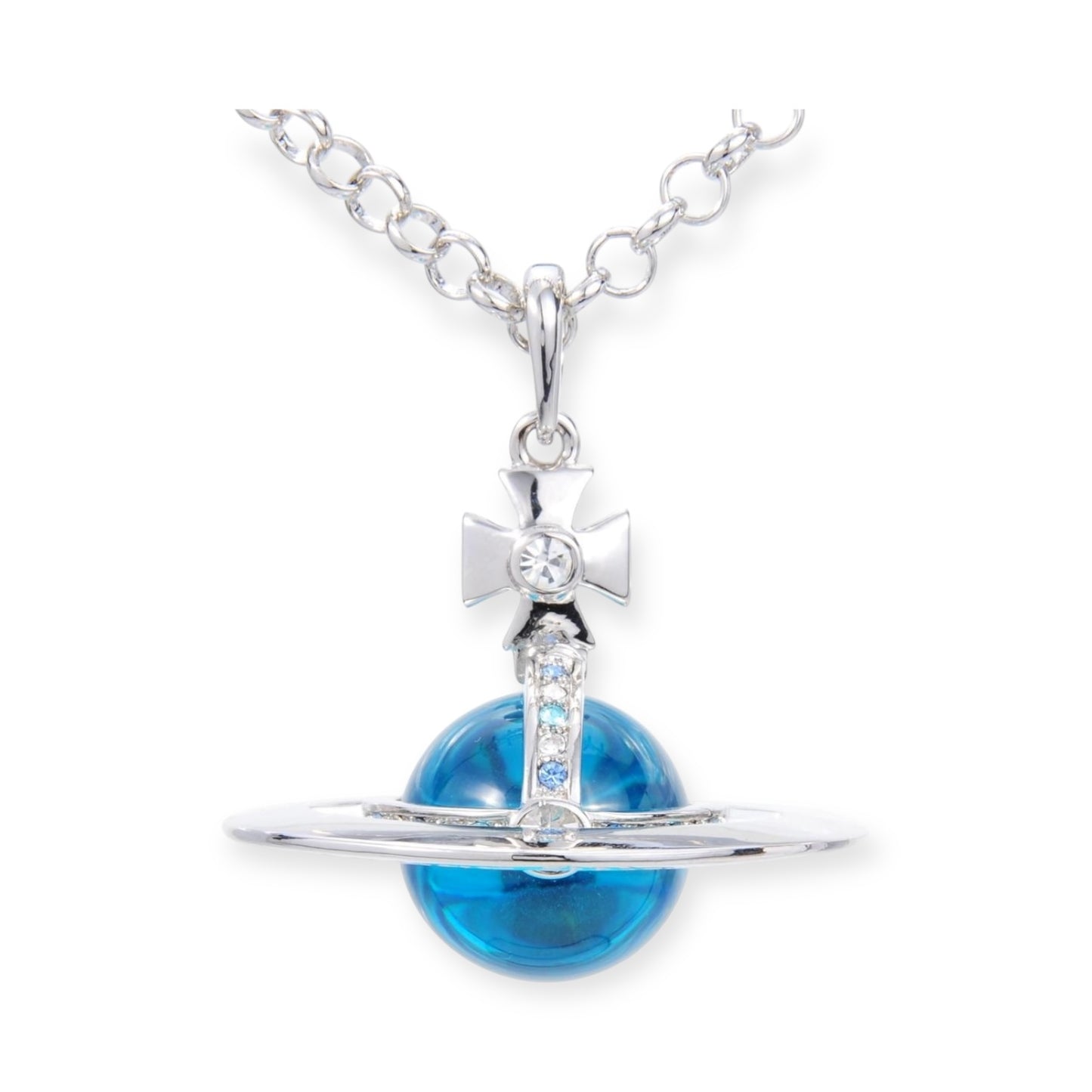 20MM Medium Saturn Orb Pendant Necklace (33 Styles)
