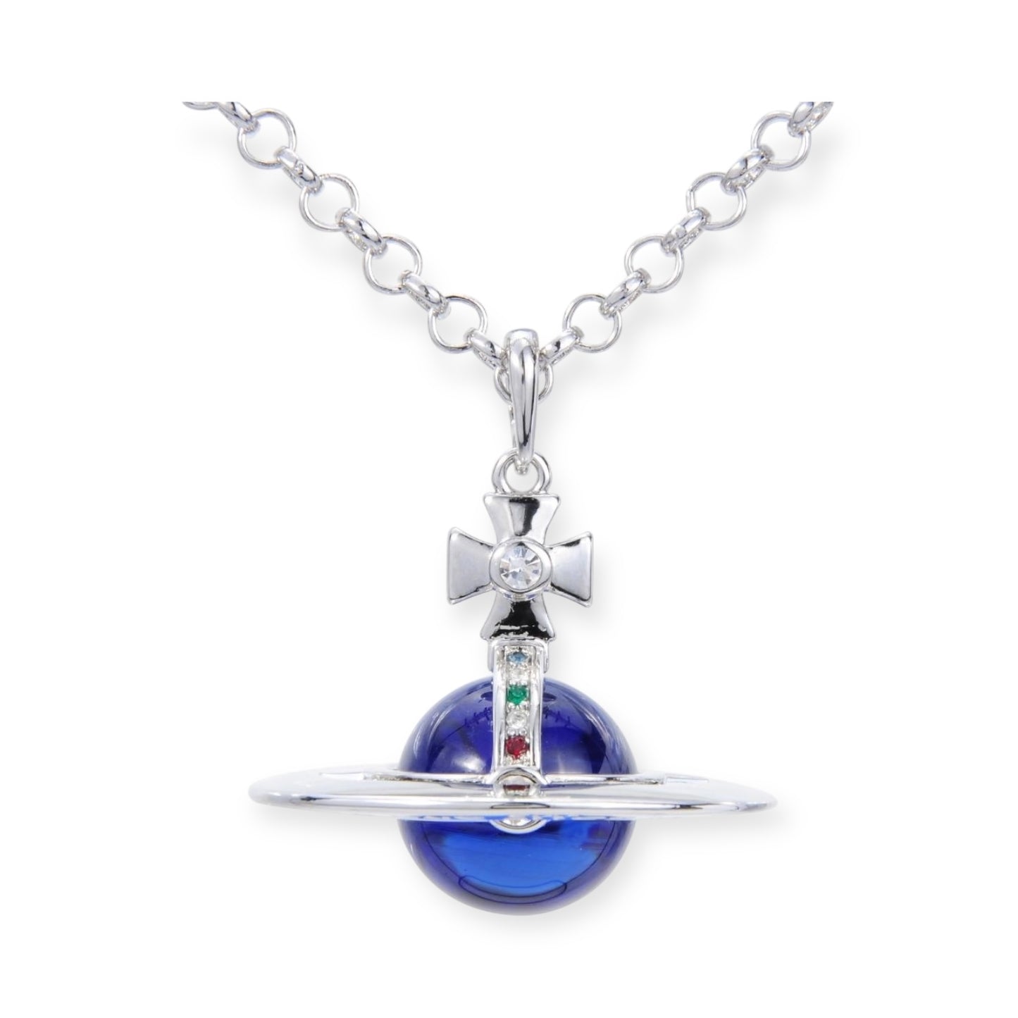 20MM Medium Saturn Orb Pendant Necklace (33 Styles)