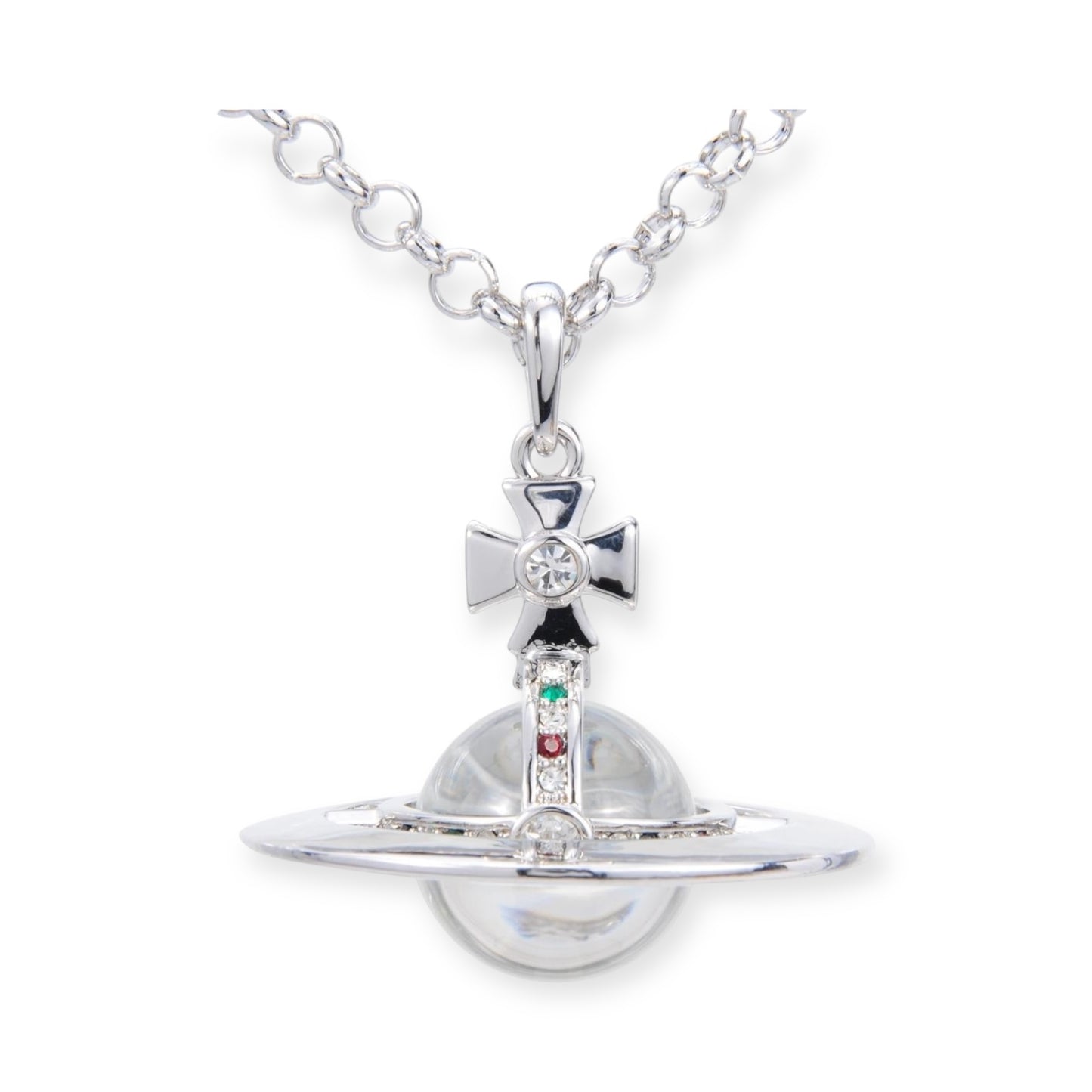 20MM Medium Saturn Orb Pendant Necklace (33 Styles)