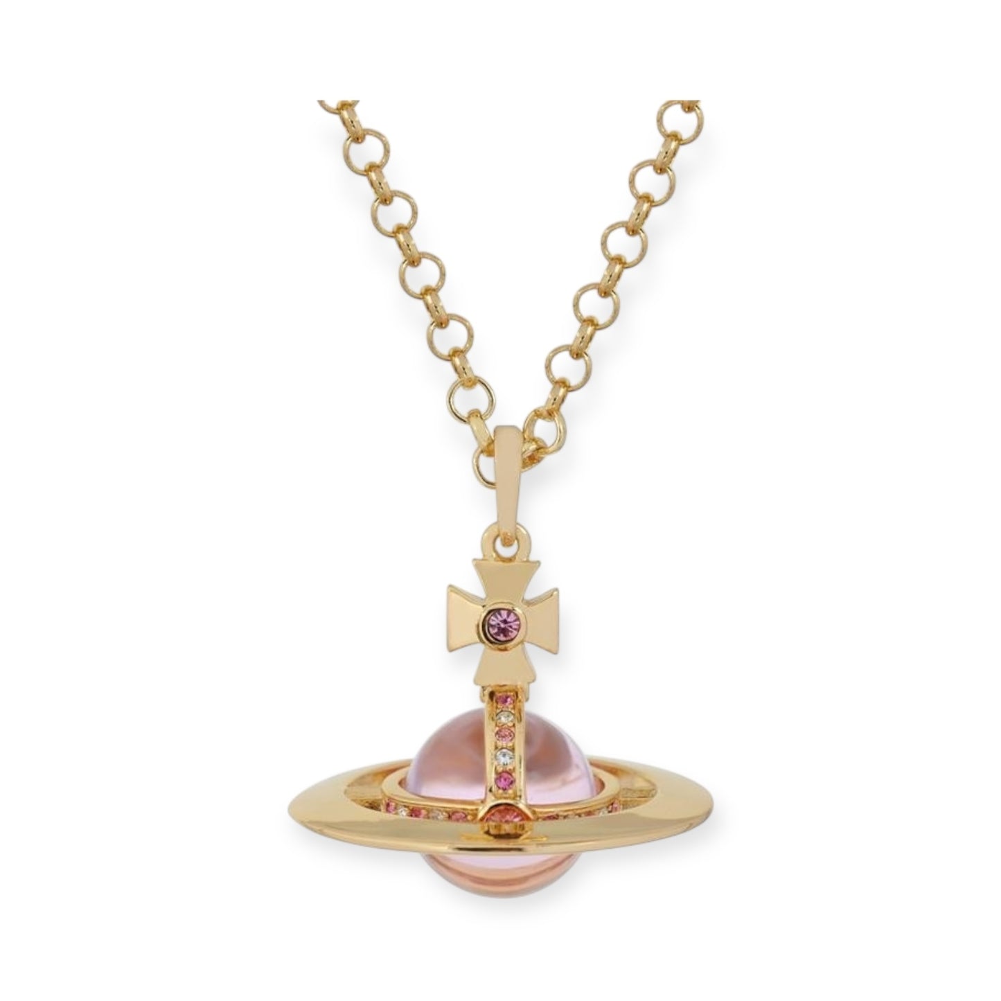 20MM Medium Saturn Orb Pendant Necklace (33 Styles)