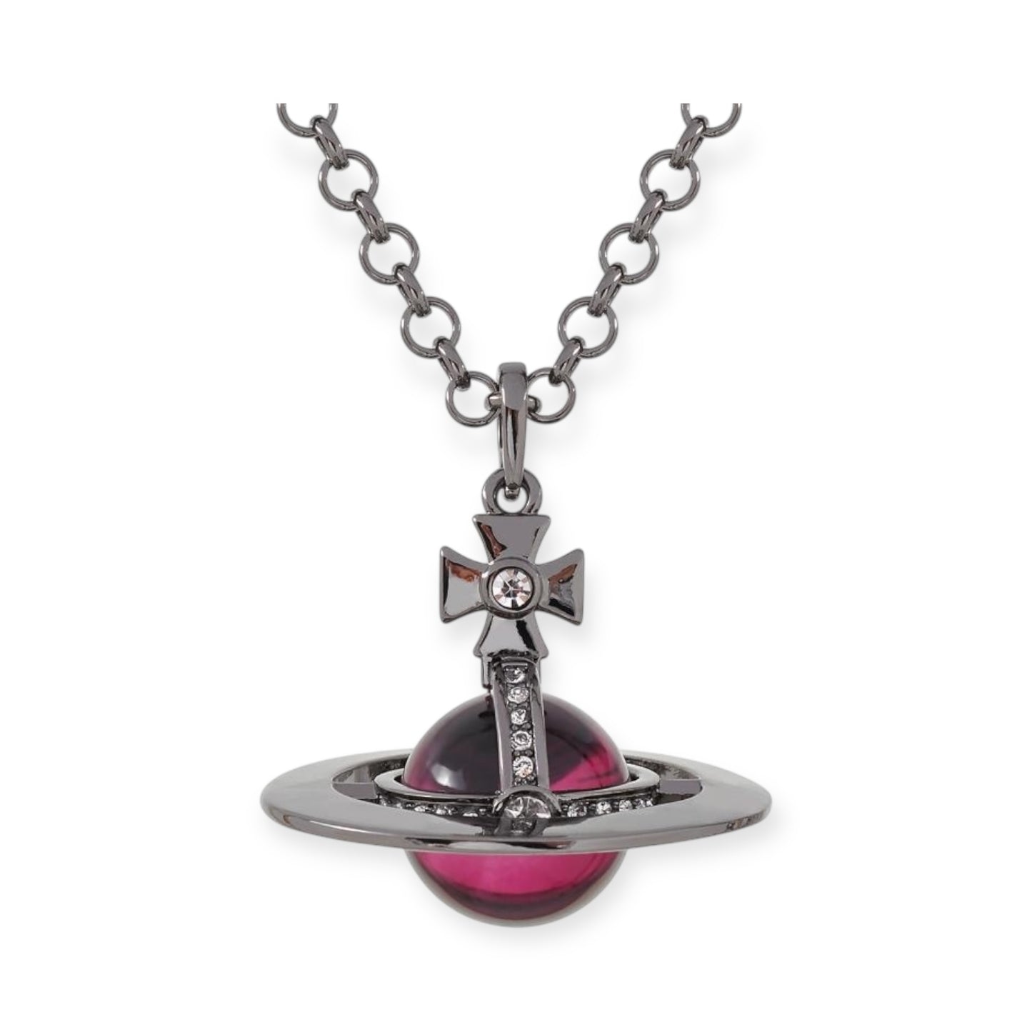 20MM Medium Saturn Orb Pendant Necklace (33 Styles)