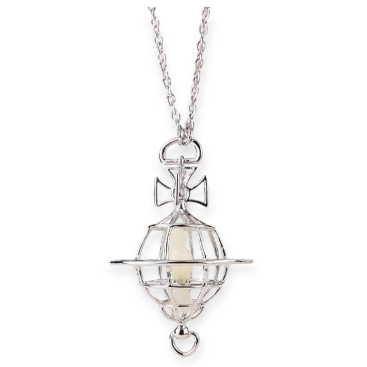 Caged Bird Necklace Gold & Silver (2 colors)