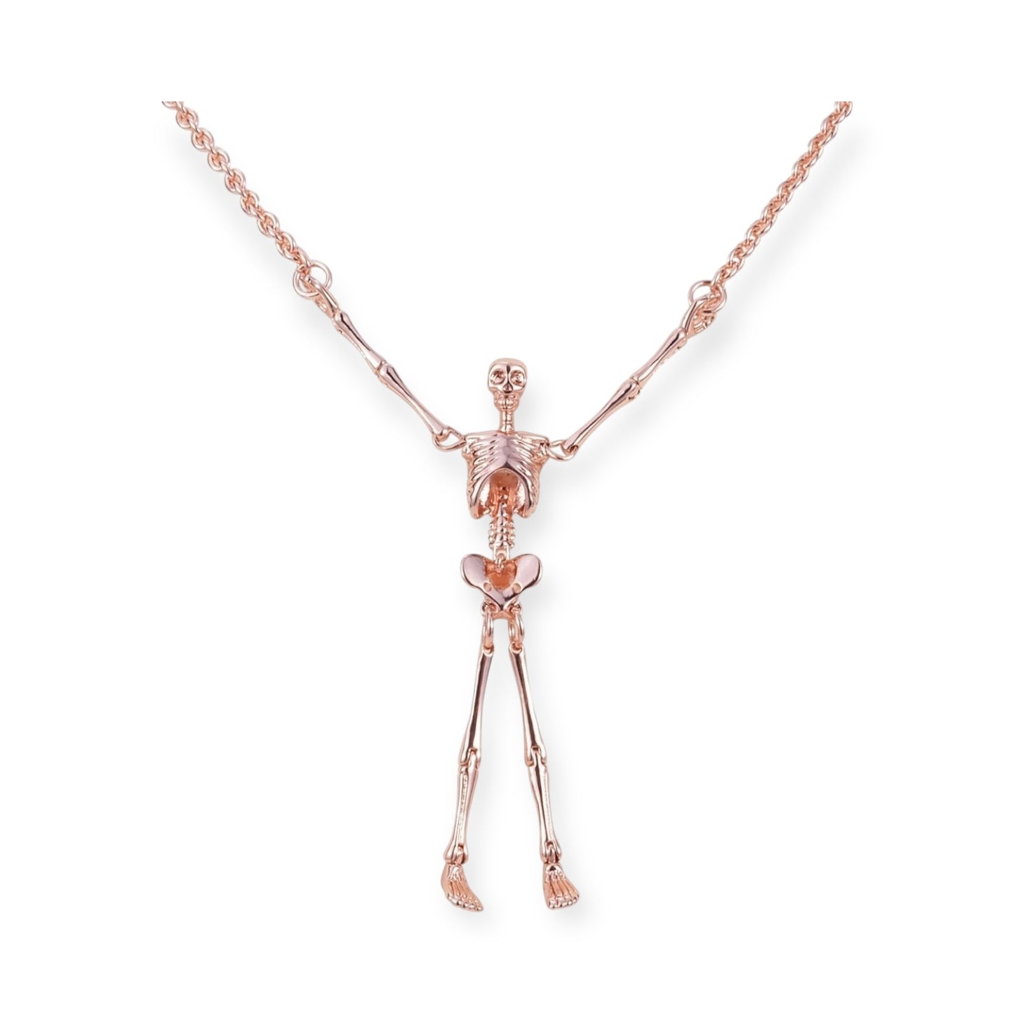 Skeleton Body Pendant Necklace (3 Colors)