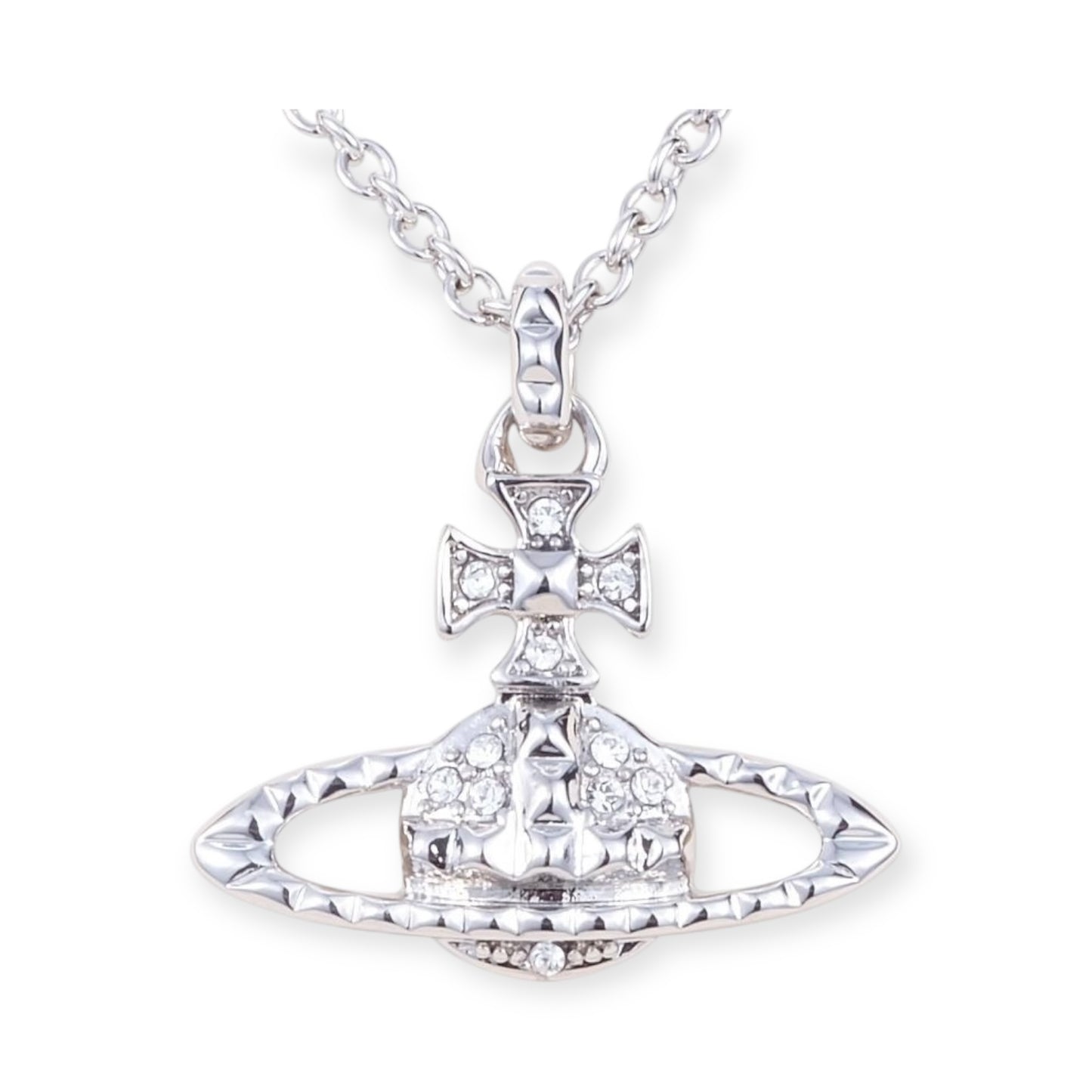 Abstract Shape Multigem 2D Orb Necklace (4 colors)