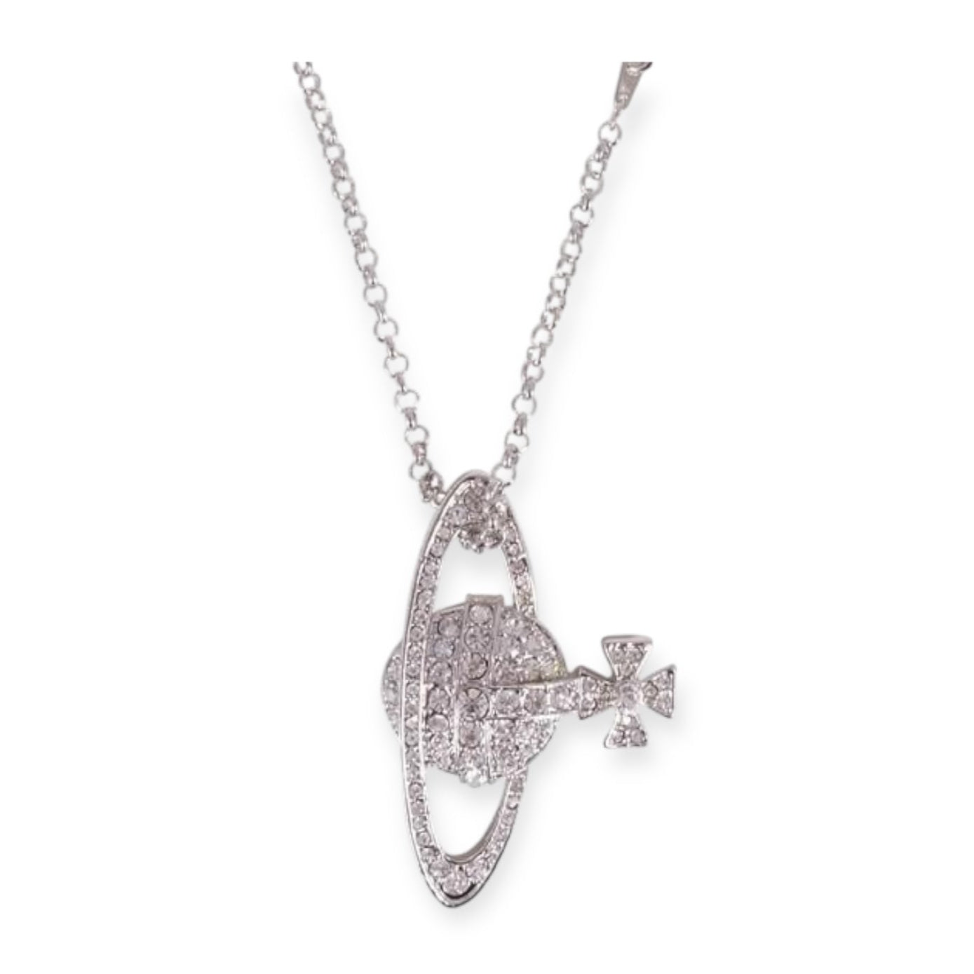 Sideways Hanging Staple Colors Pendant Necklace (3 colors)