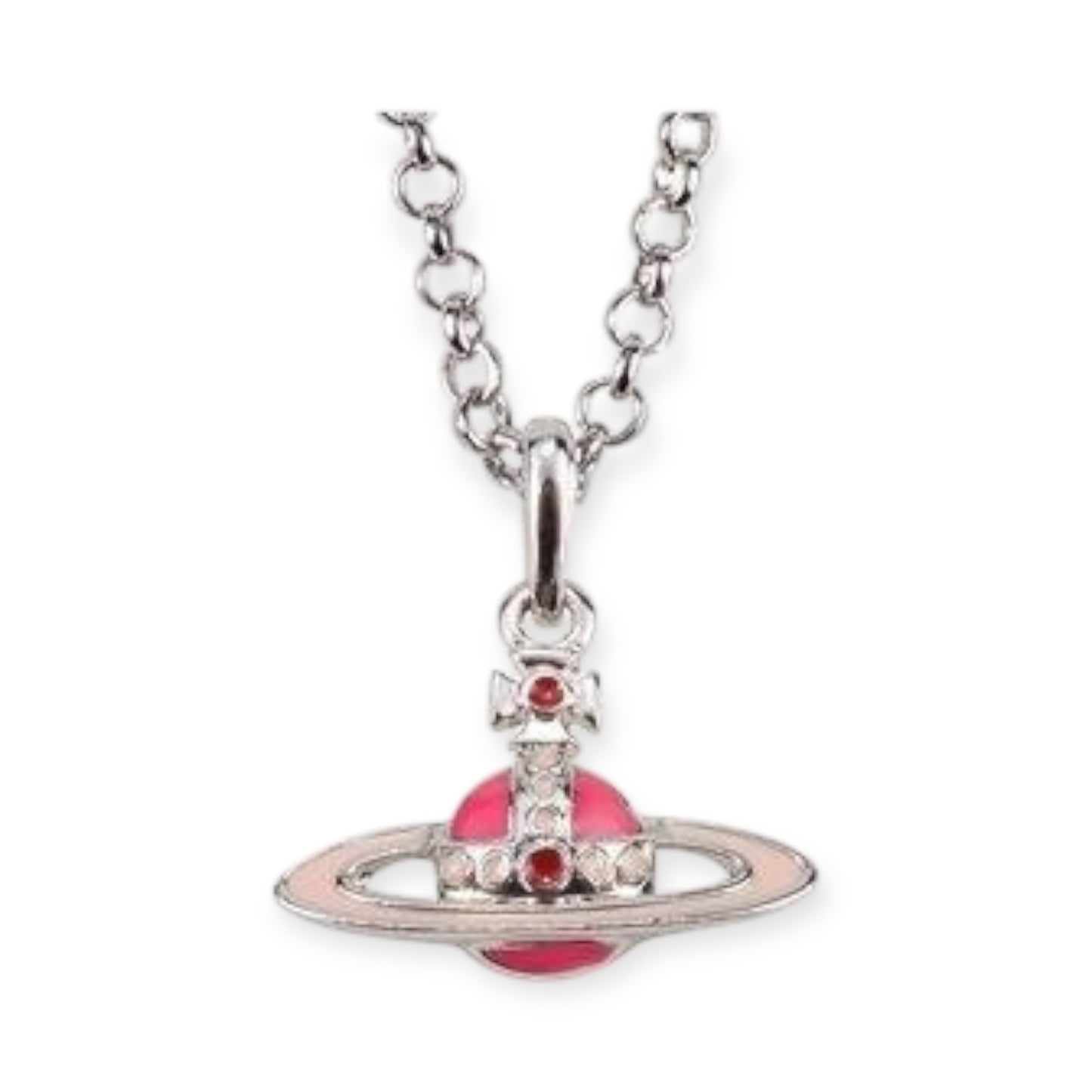 Mini Colorful Abstract 10MM Orb Pendant Necklace (7 Colors)