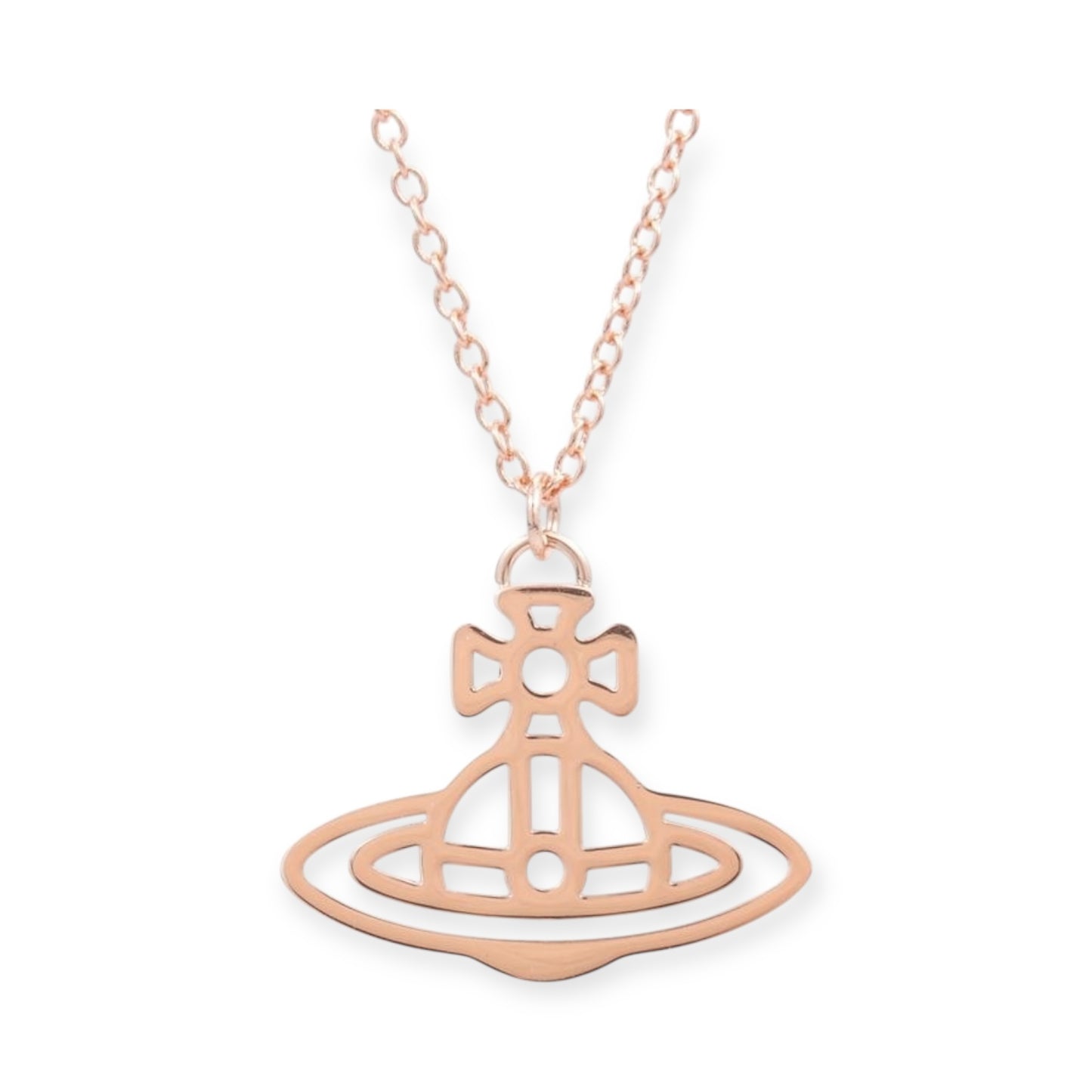 Orb Pendant 2D Outline Staple Colors Necklace (3 colors)