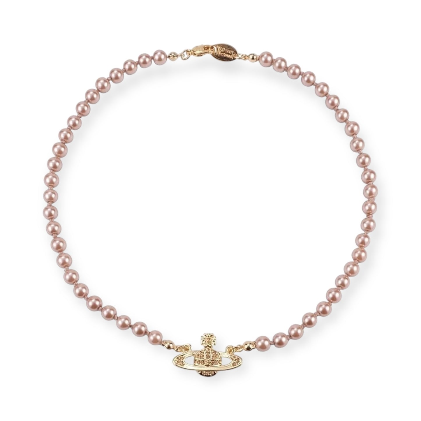 Beaded Pearl Colorful Abstract Pendant Orb Necklace (4 Colors)