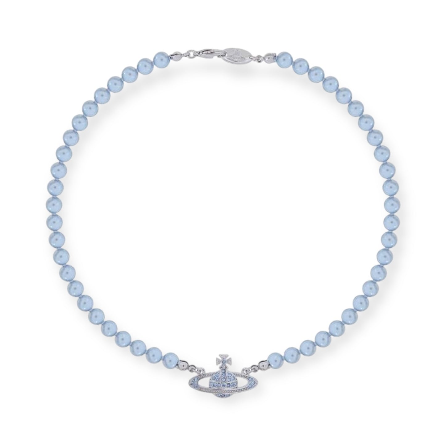 Beaded Pearl Colorful Abstract Pendant Orb Necklace (4 Colors)