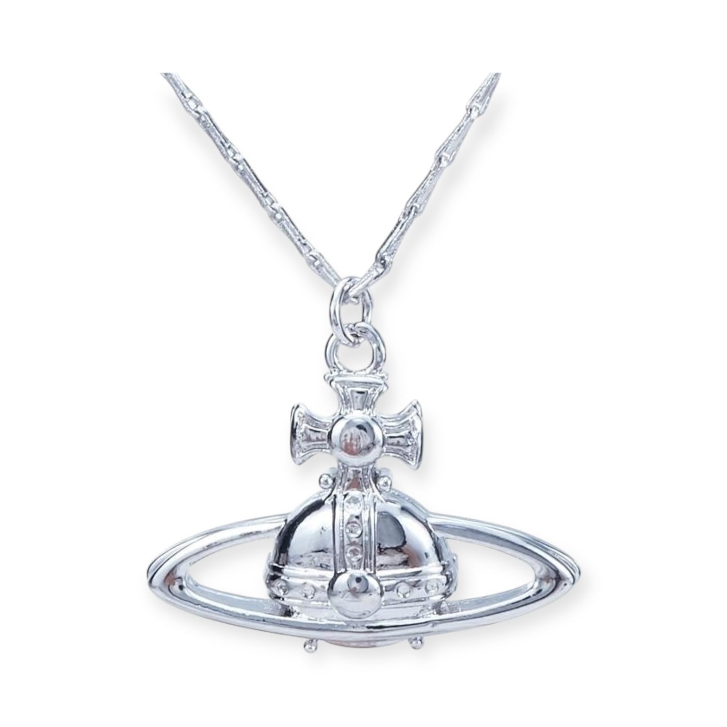 Mini 10MM Basic Staple Colored Orb Pendant Necklace (5 Colors)