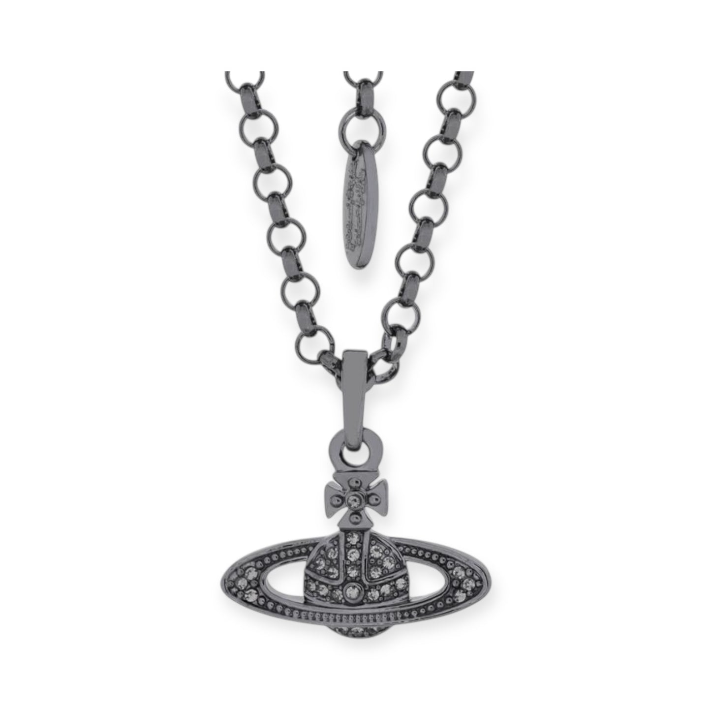 Mini Gem Studded Planet Orb Pendant Necklace (5 Colors)