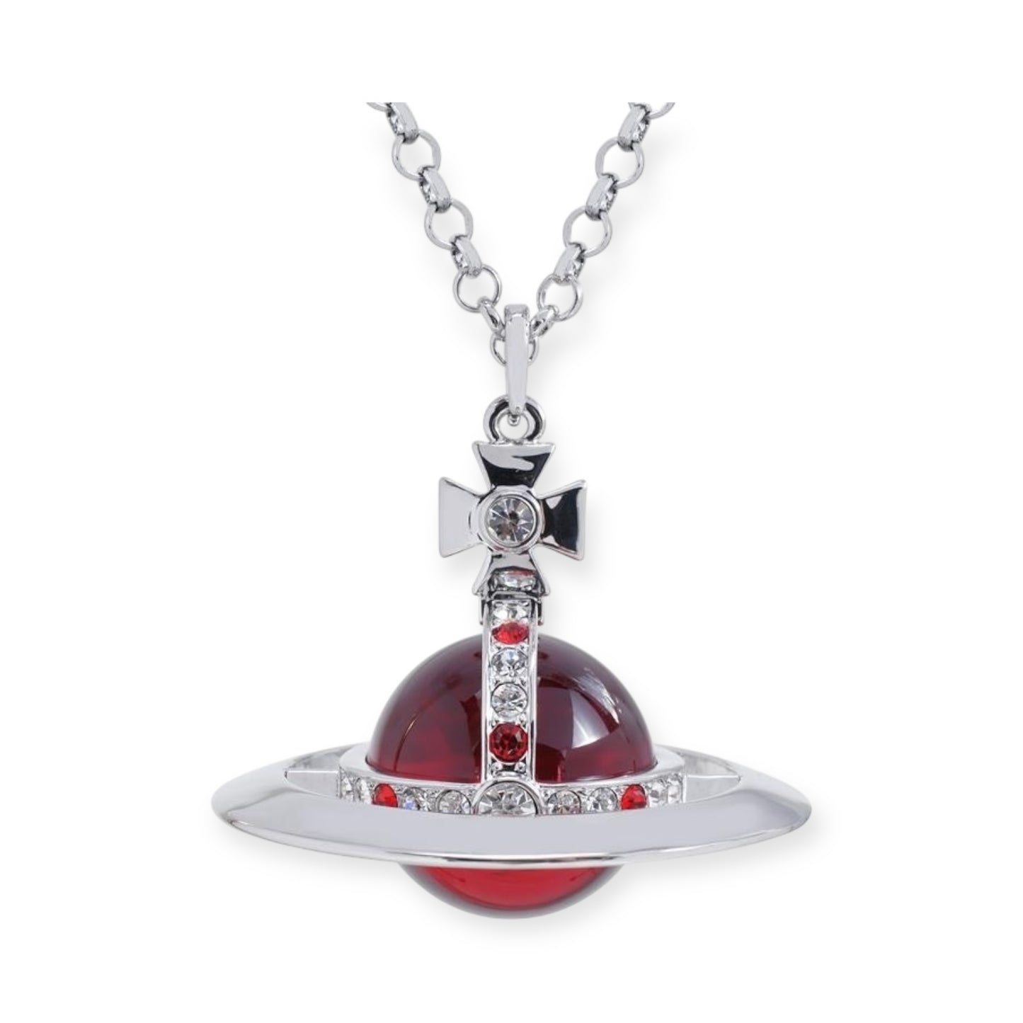 30MM Large Saturn Orb Pendant Necklace (15 Colors)
