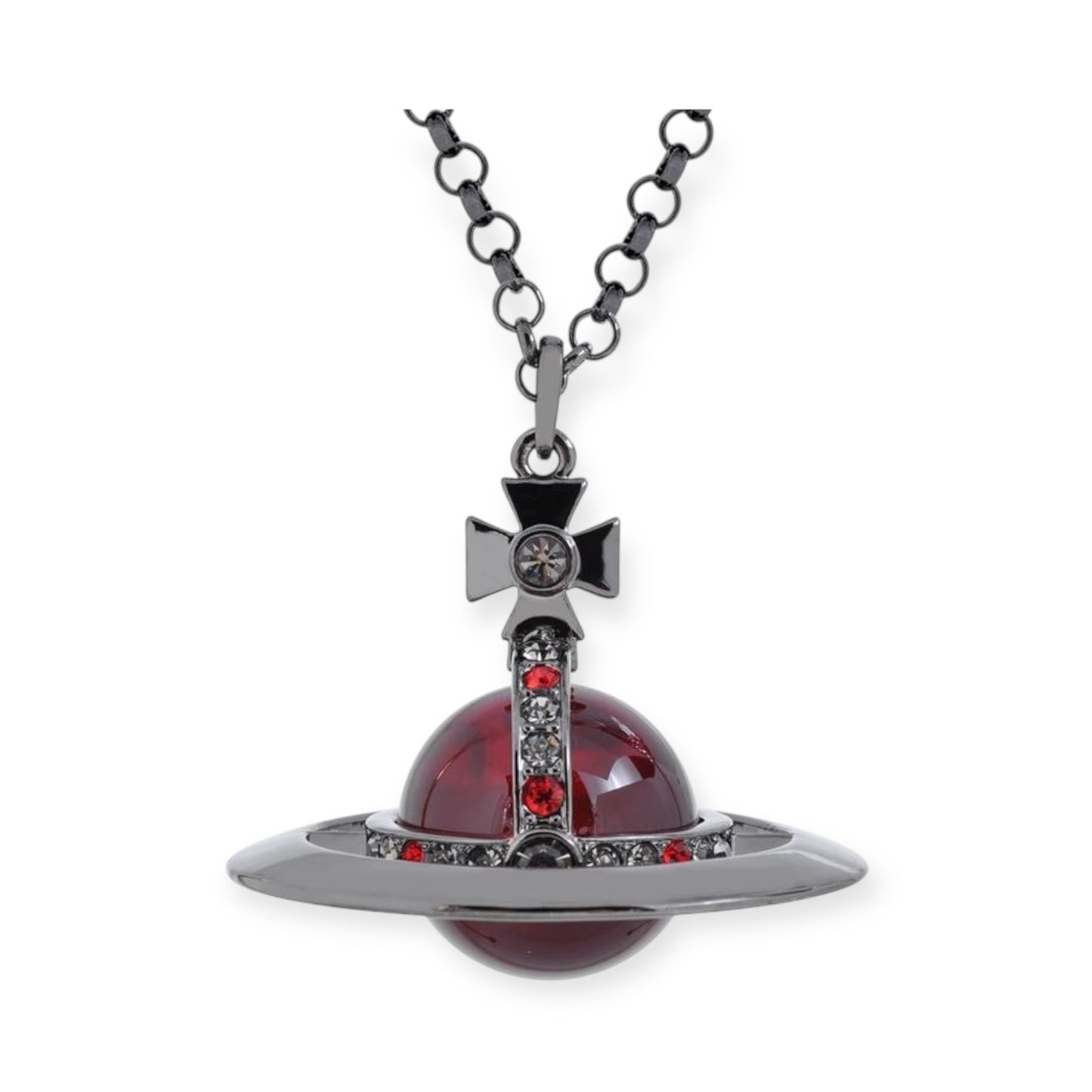 30MM Large Saturn Orb Pendant Necklace (15 Colors)