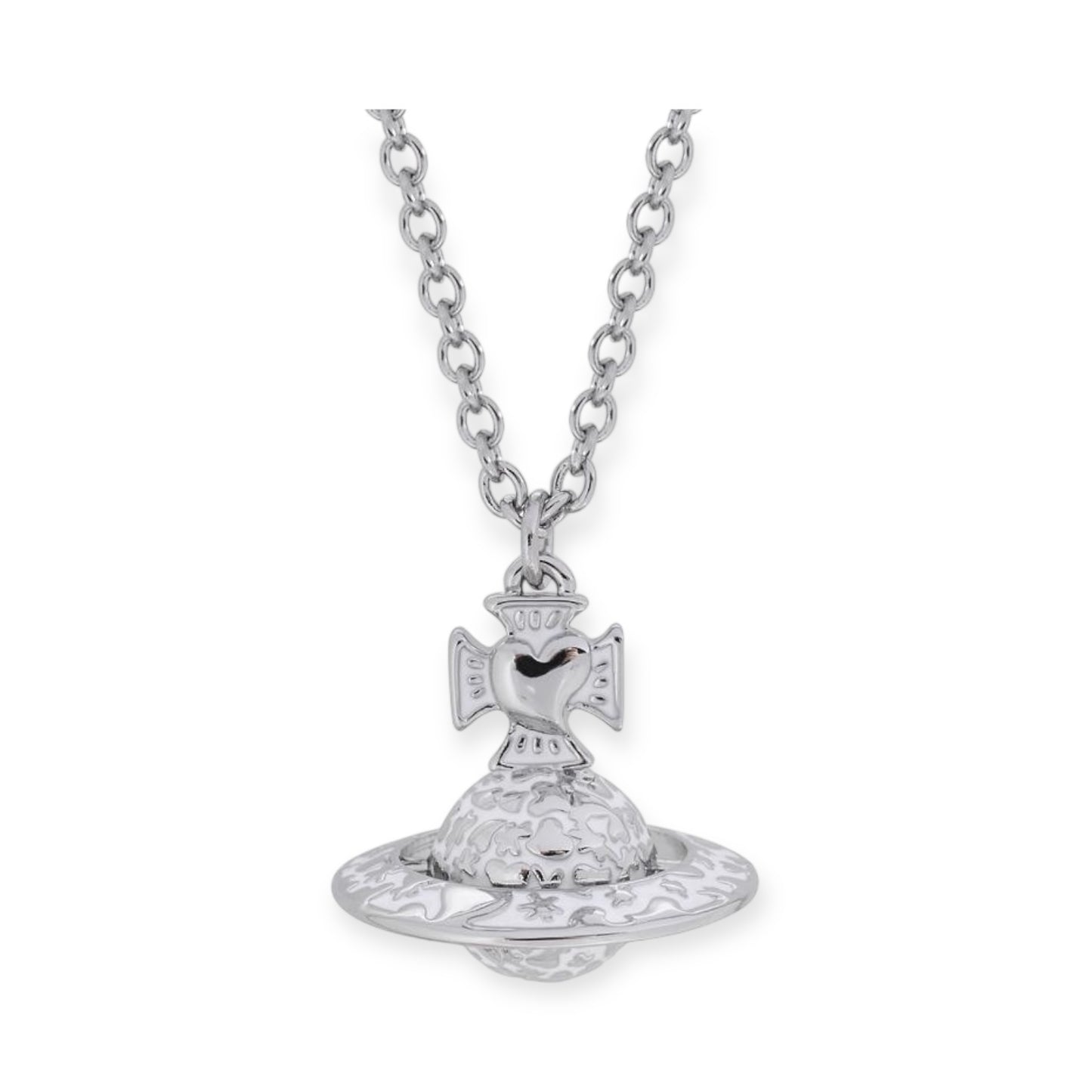 Graffiti Pattern Orb Pendant Necklace (4 Colors)