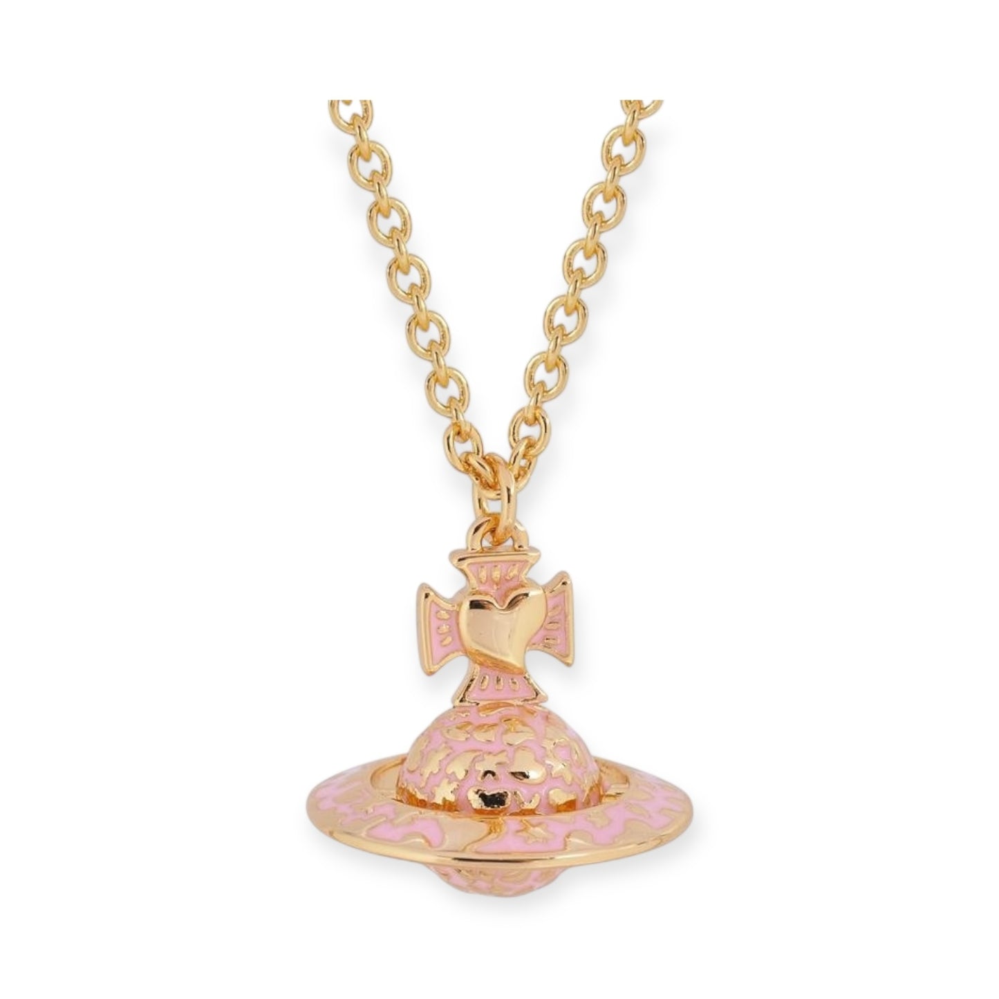 Graffiti Pattern Orb Pendant Necklace (4 Colors)