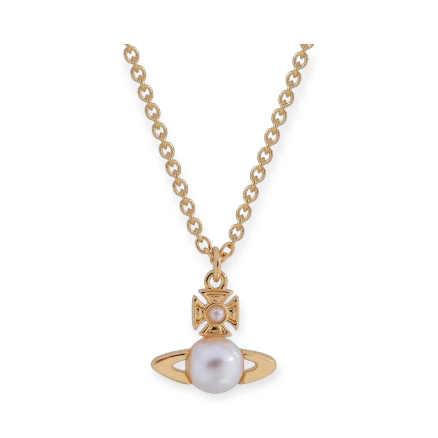 Mini Pearl Orb Pendant Necklace Gold & Silver (2 Colors)