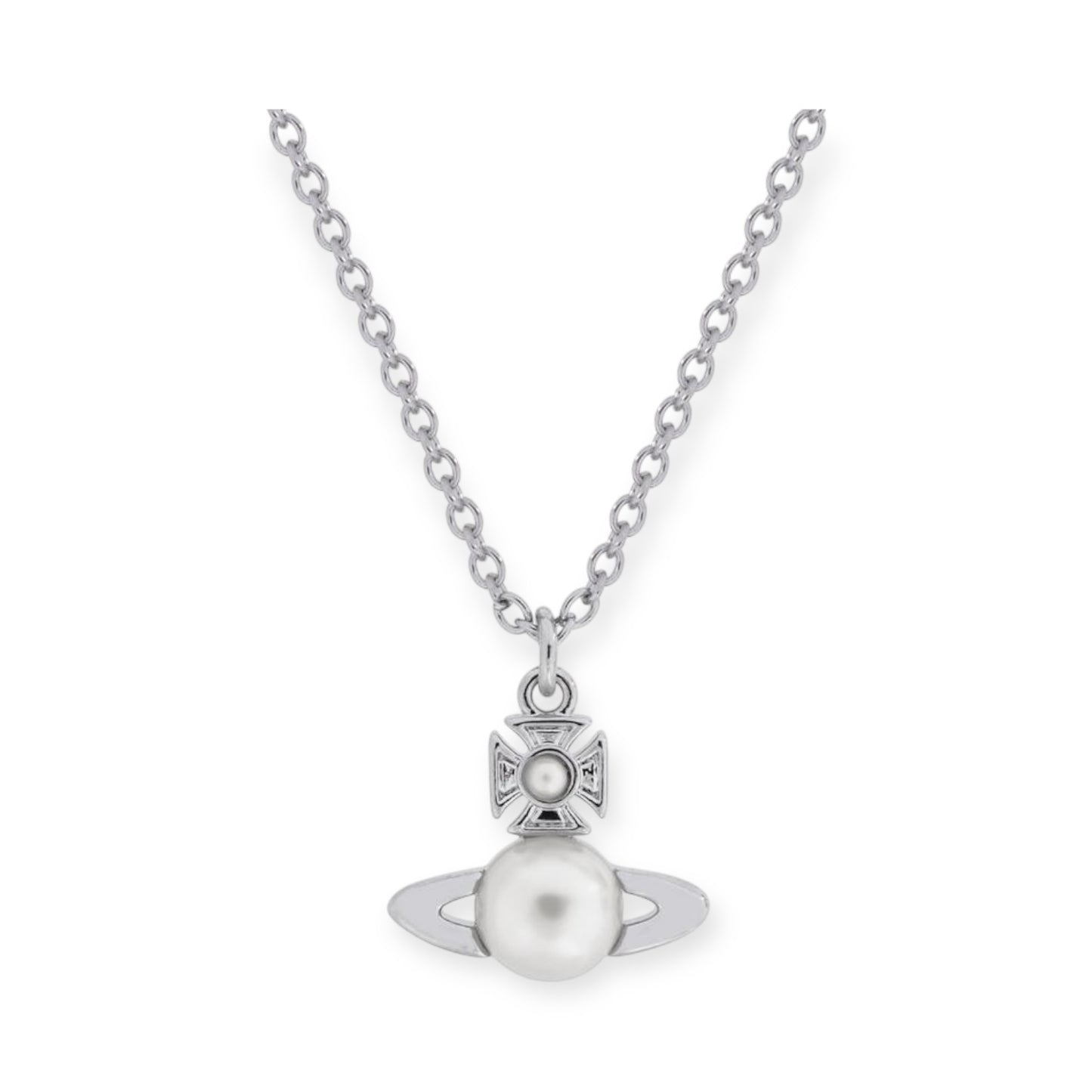 Mini Pearl Orb Pendant Necklace Gold & Silver (2 Colors)