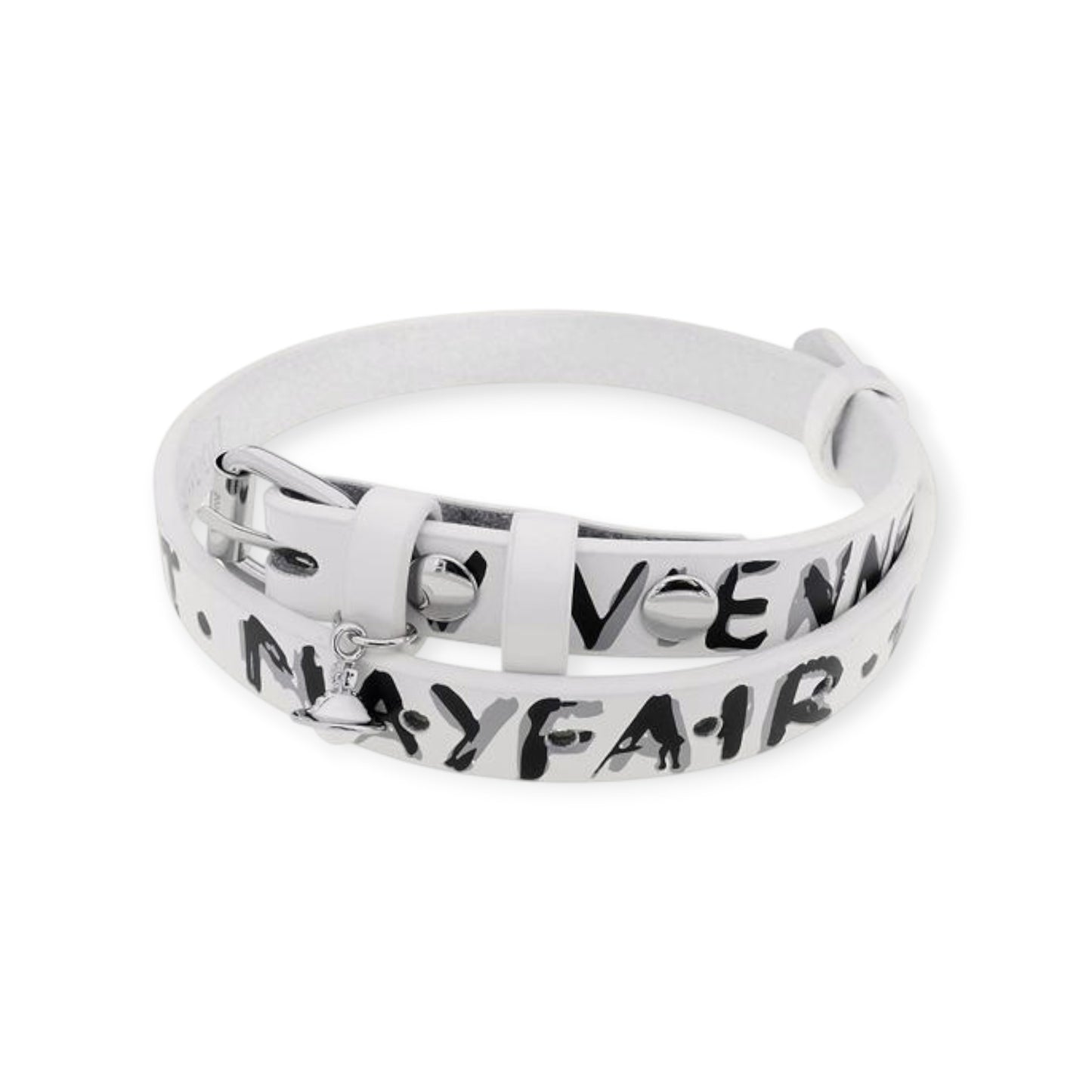 Statement Orb Design Leather Belt Choker Necklace / Bracelet (5 Colors)