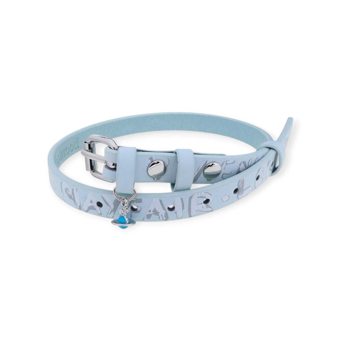 Statement Orb Design Leather Belt Choker Necklace / Bracelet (5 Colors)