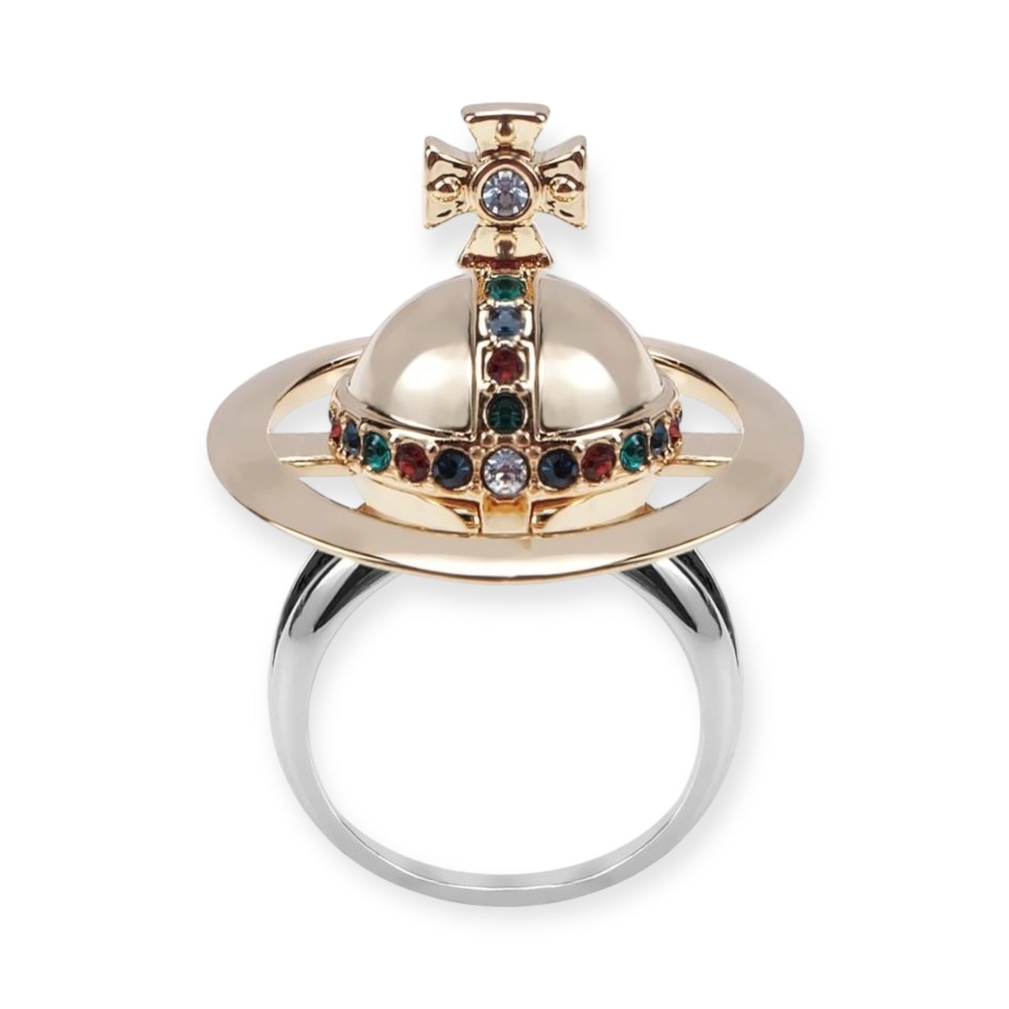 Opening Locket Orb Pendant Ring Gold & Silver (2 colors)