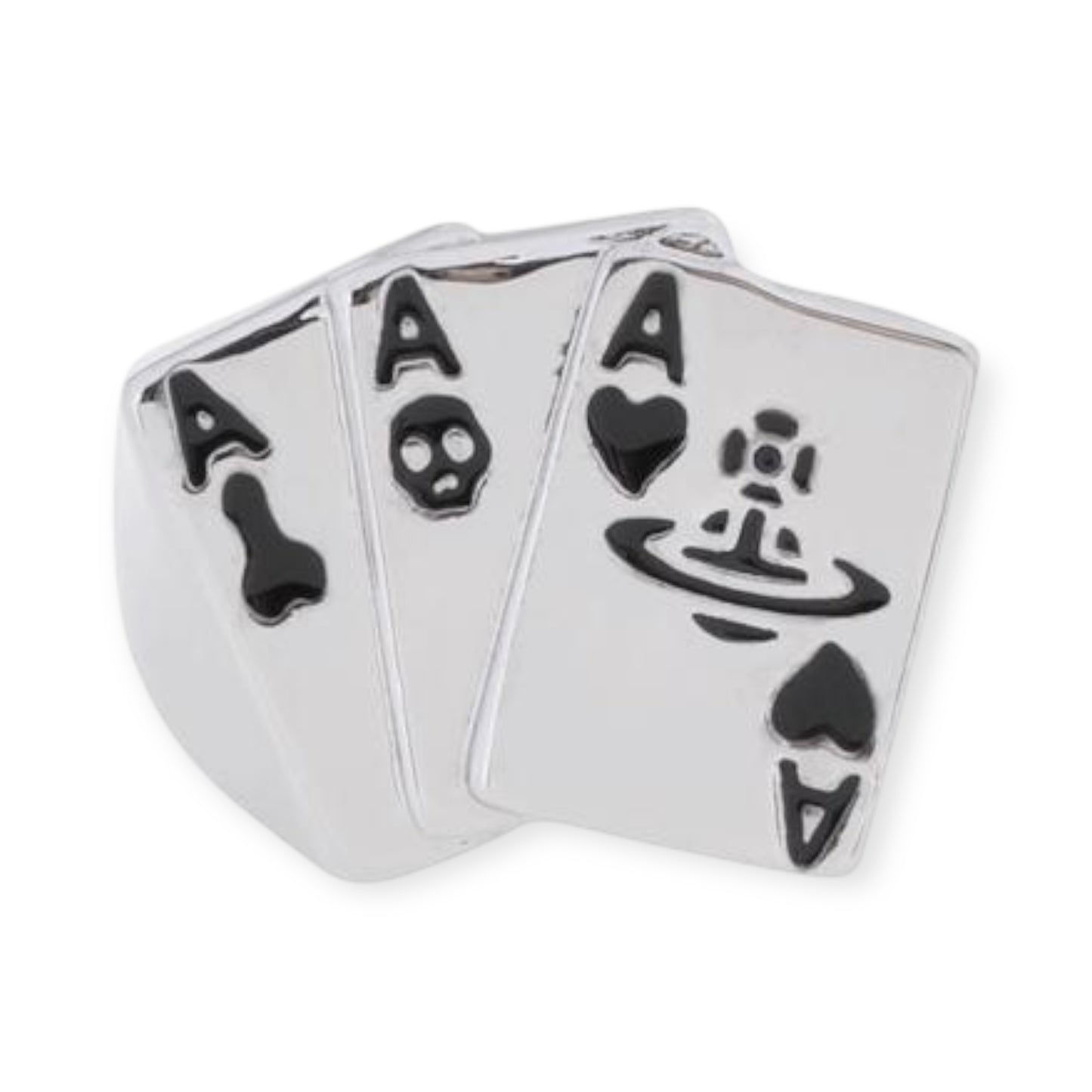 Multi Playing Cards Gold & Silver Ring (2 colors)