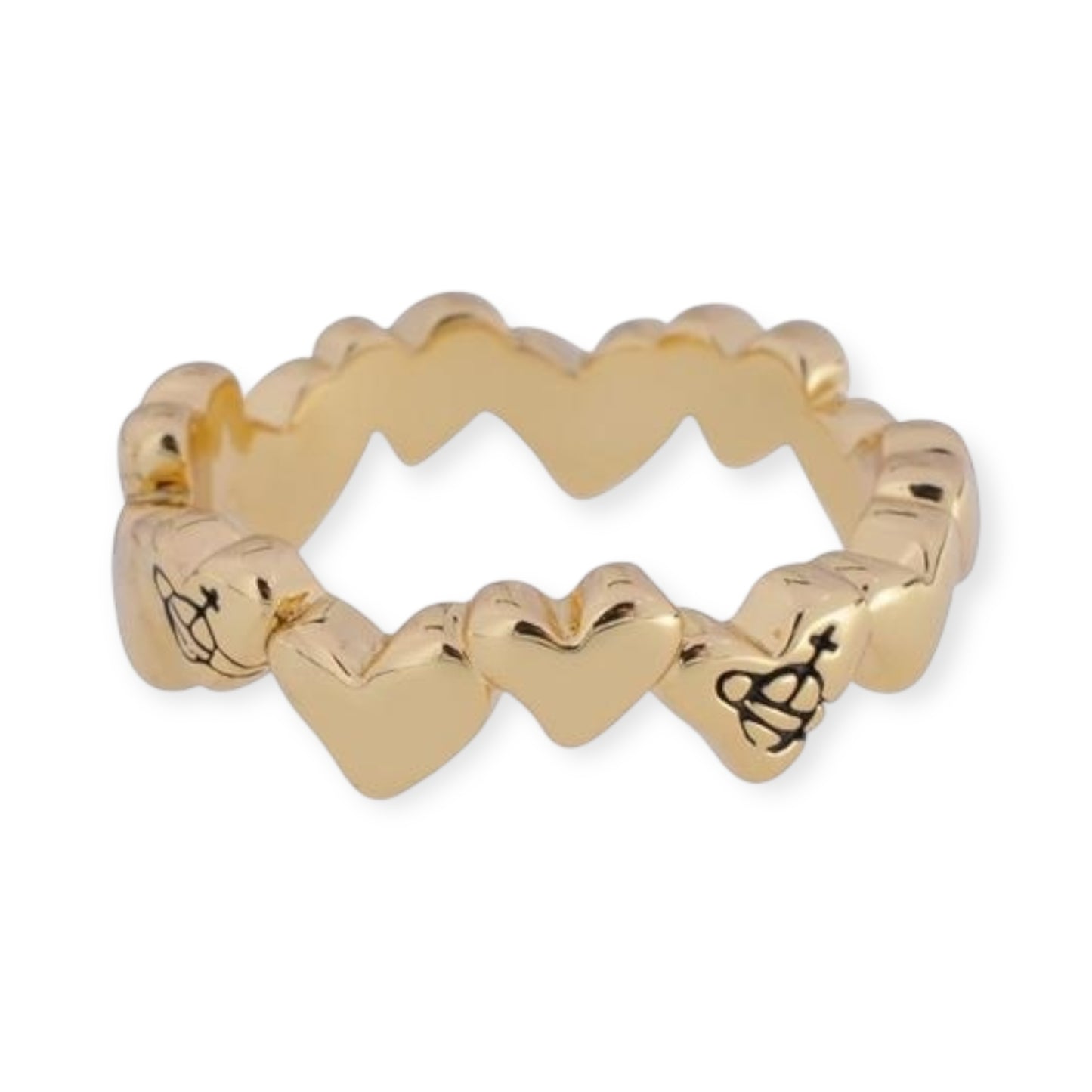 Multi Repeated Heart Ring (4 colors)