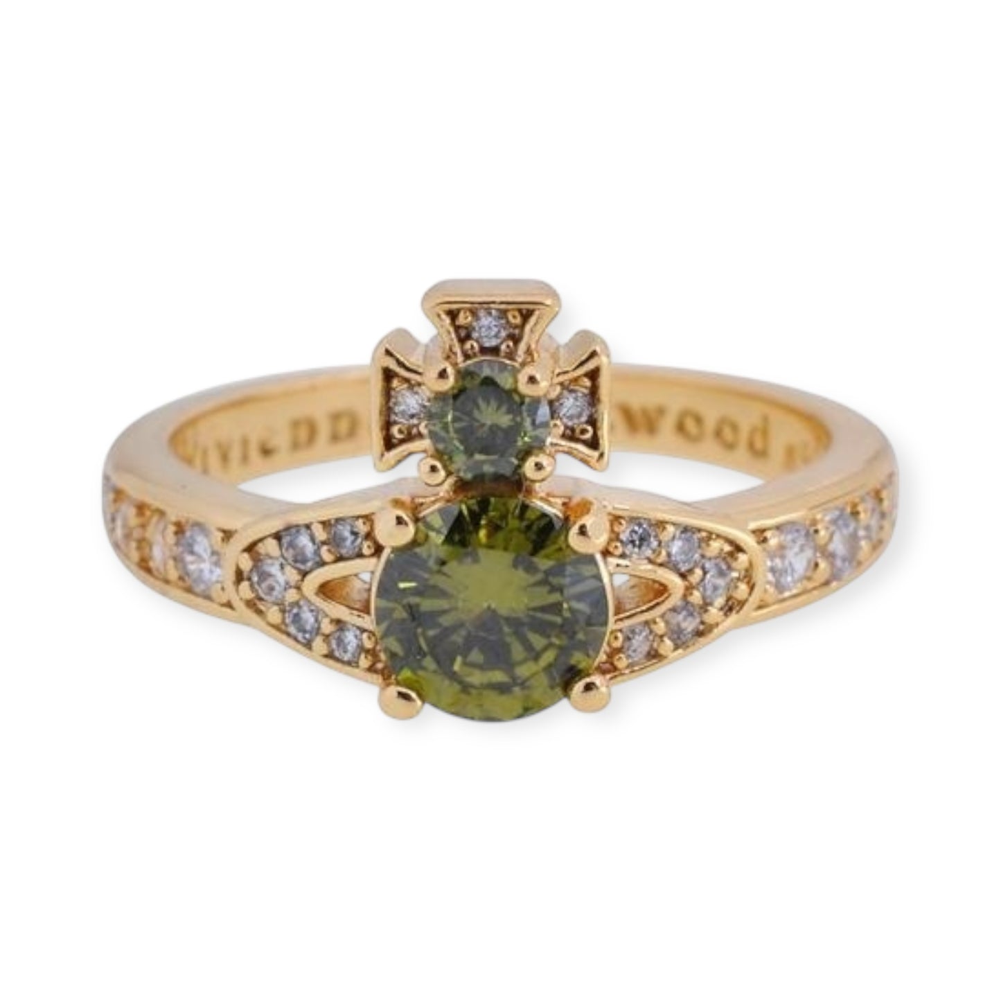 Multicolor Gem Orb Studded Encrusted Ring (8 colors)